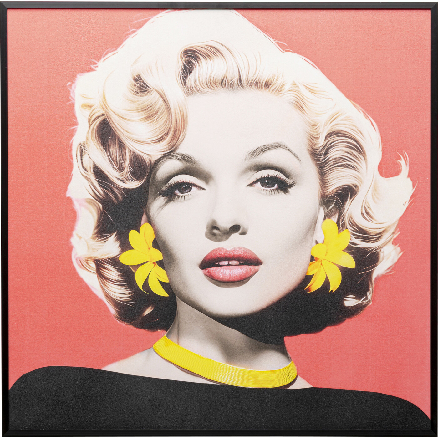 Картина в раме Diva Blonde «Блондинка» 60x60 см от KARE Design