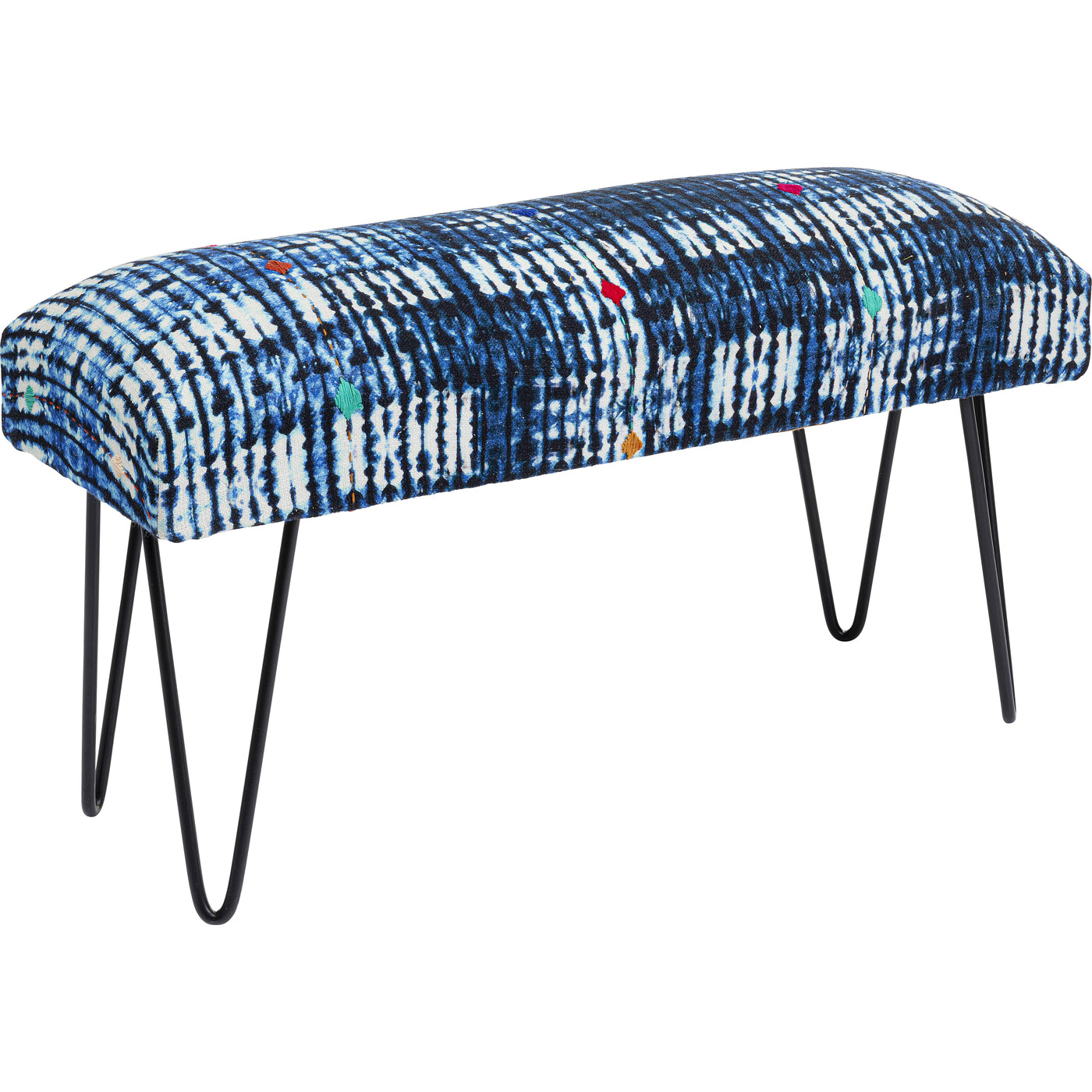 Скамья Desna Patchwork Blue 80 см от KARE Design