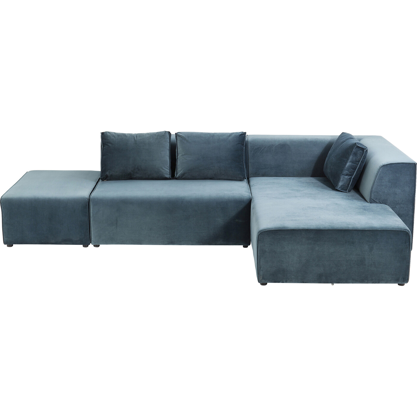 Диван угловой правосторонний Infinity Velvet Ocean Right от KARE Design