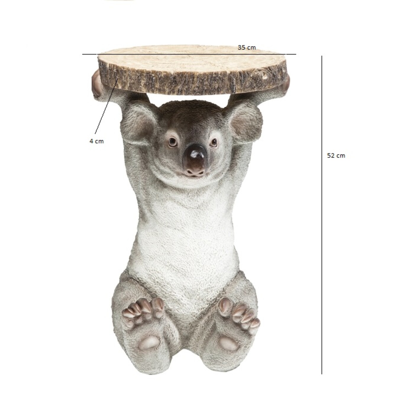 Стол приставной Animal Koala "Коала" Ø33 см от KARE Design