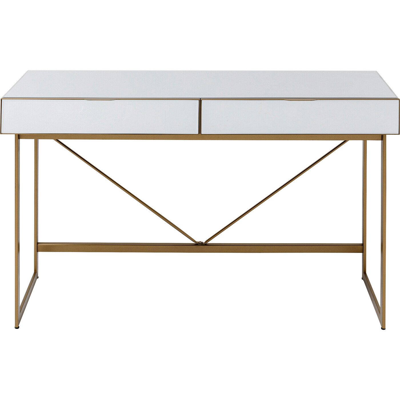 Стол письменный Soran Gold 120x50 см от KARE Design