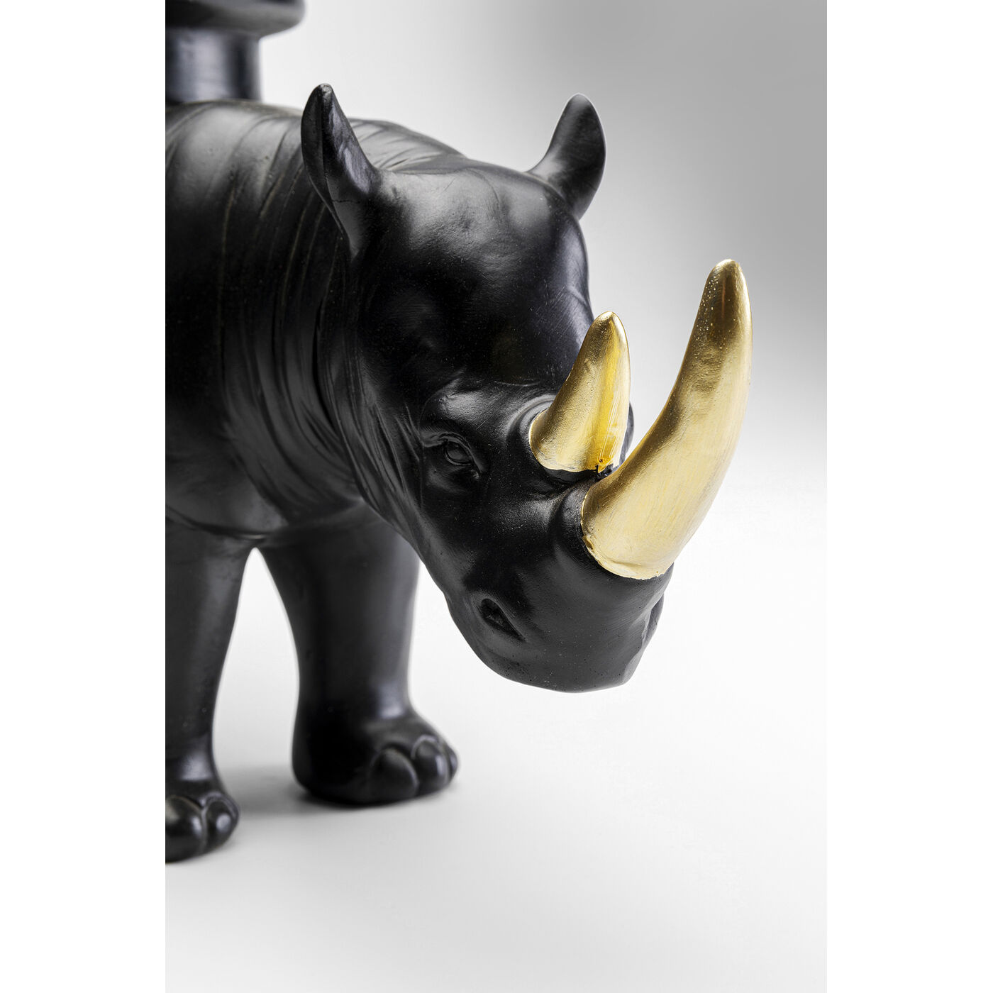 Фигура декоративная Rhino «Носорог» 41 см, Чёрный от KARE Design