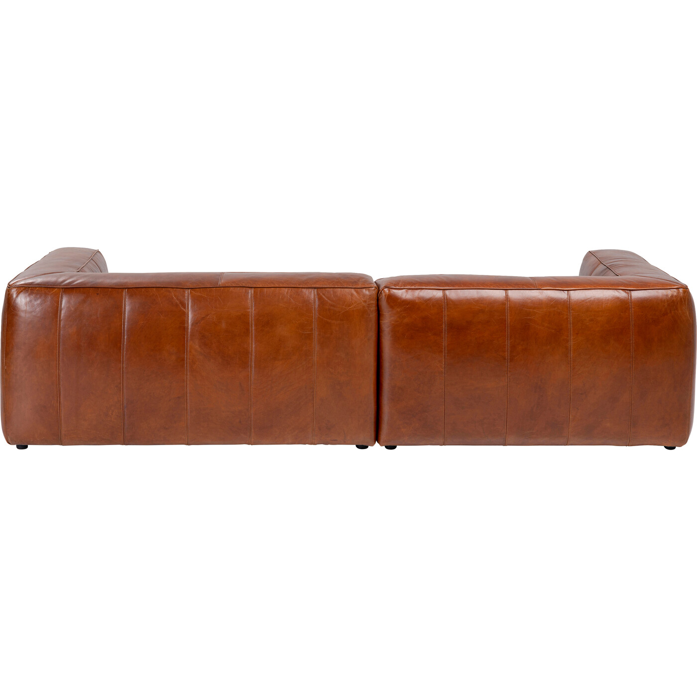 Диван угловой Cubetto Leather Brown 170x270 см от KARE Design