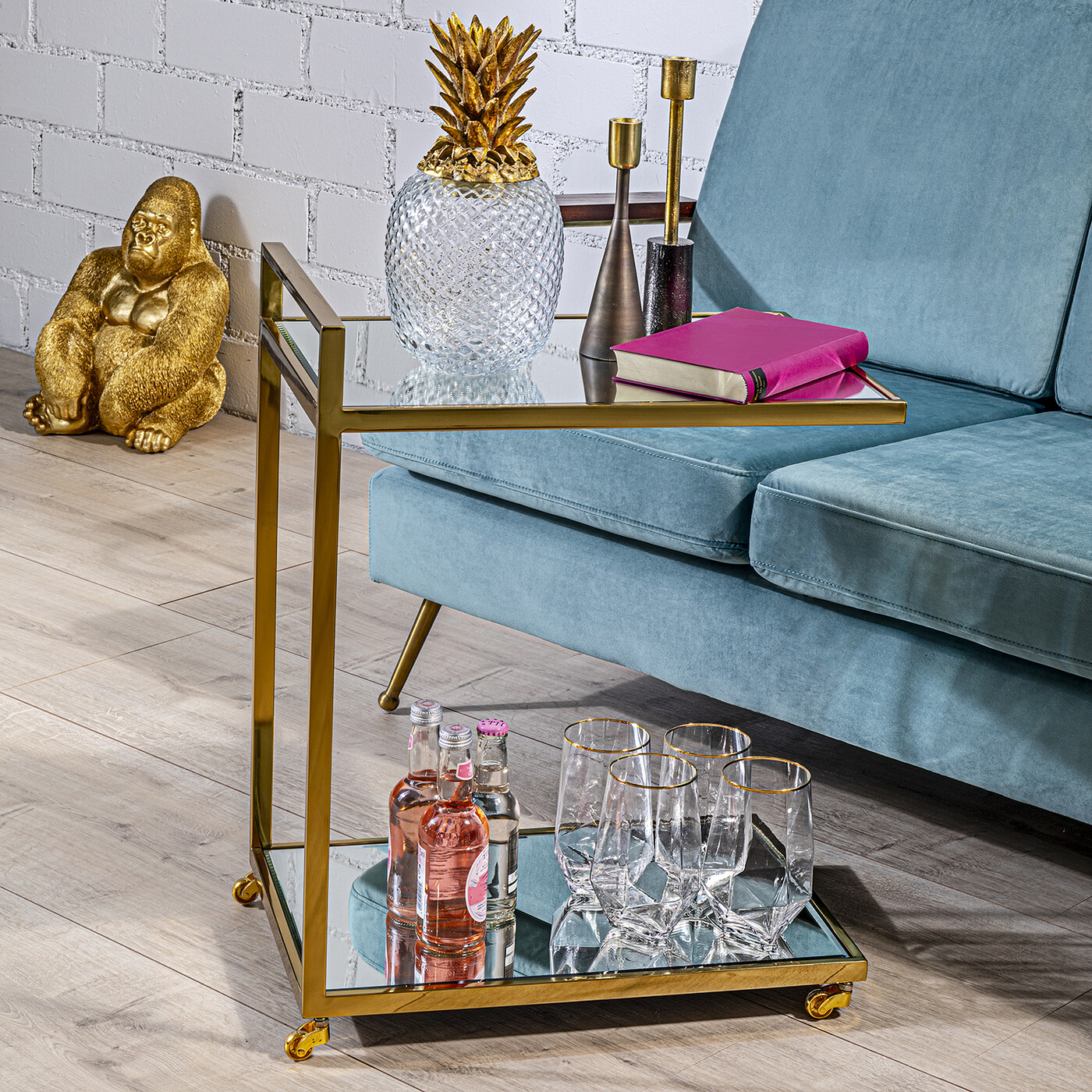 Стакан Diamond Gold Rim от KARE Design