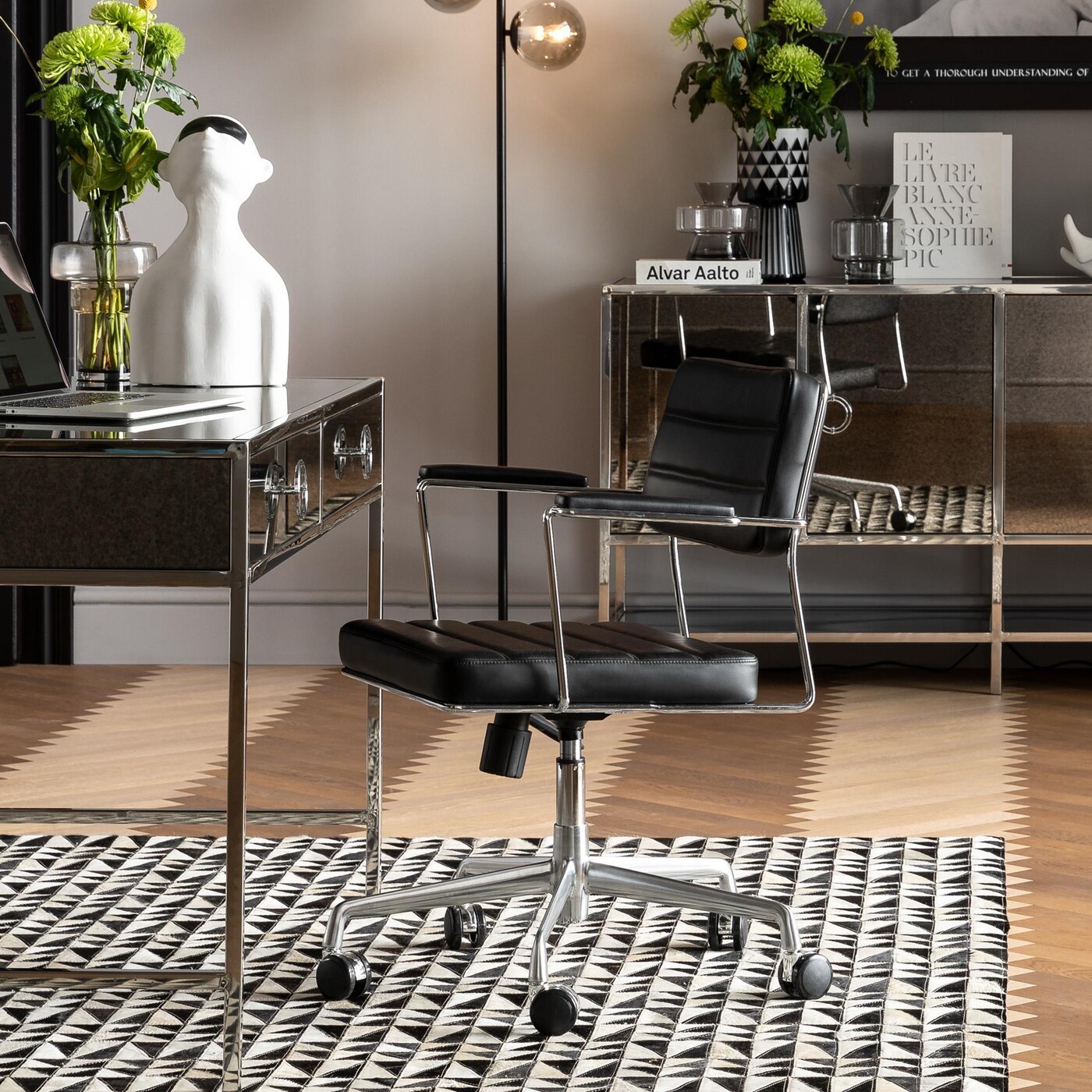 Стул офисный Dottore Black от KARE Design