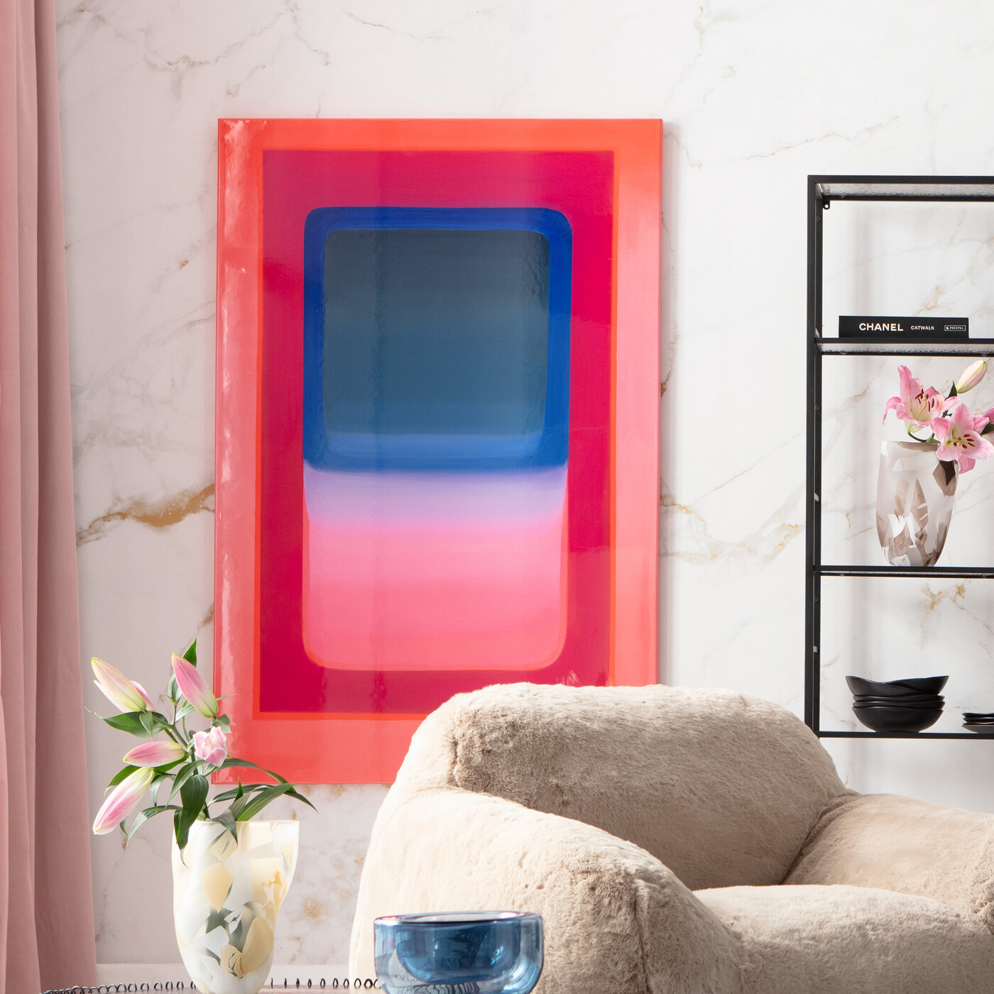 Картина на холсте Tendency Pink 150x100 см от KARE Design
