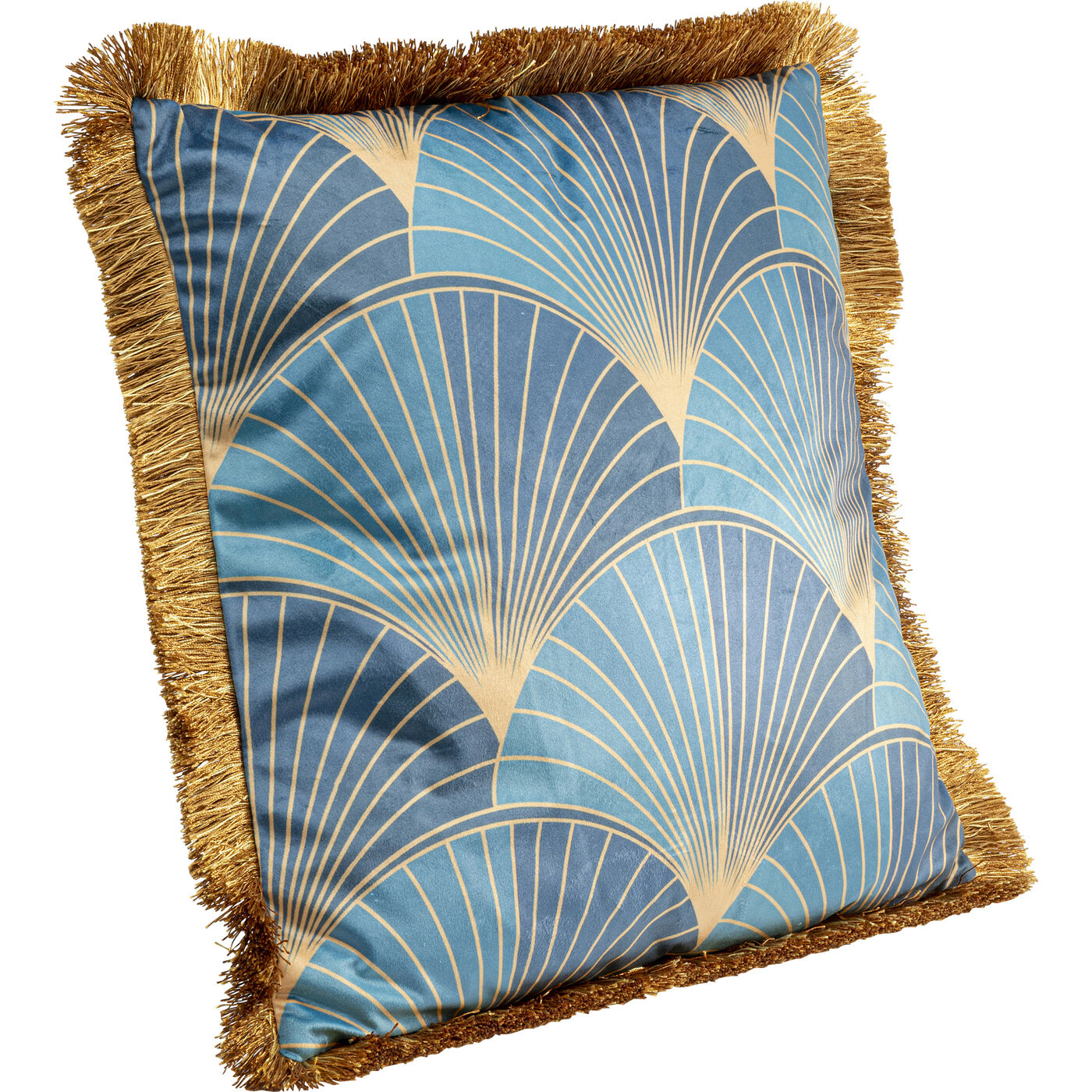 Подушка Leaves Fringe «Листья с бахромой» 45x45 см от KARE Design