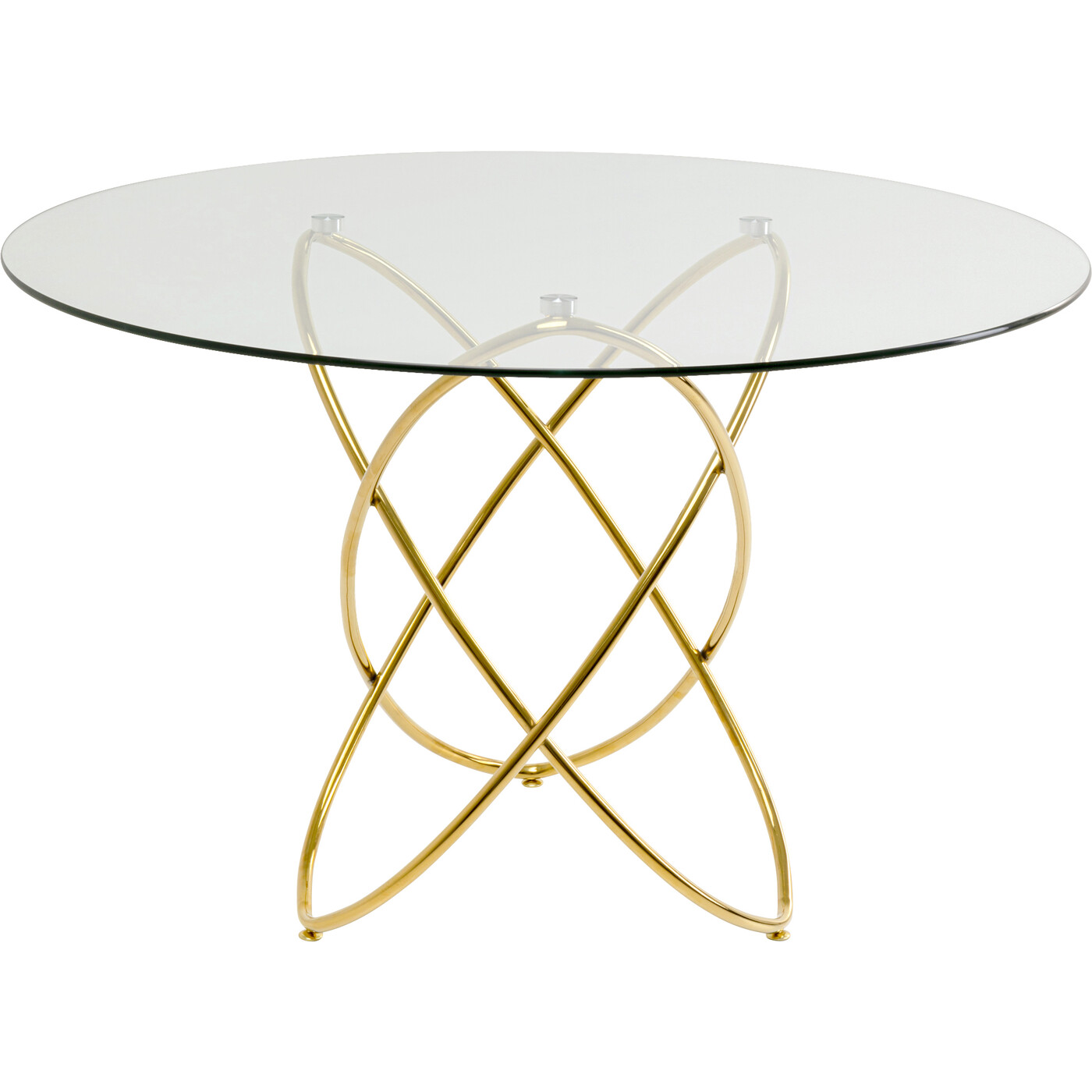 Стол Molekular Gold Ø120 см от KARE Design