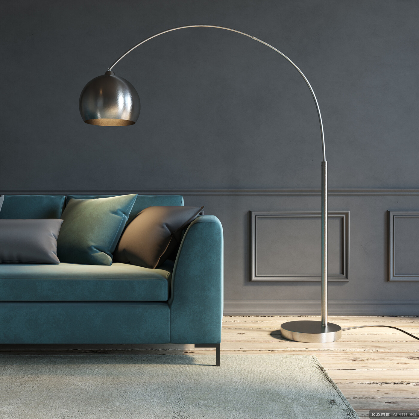 Светильник напольный Lounge Satin Small Deal Eco от KARE Design