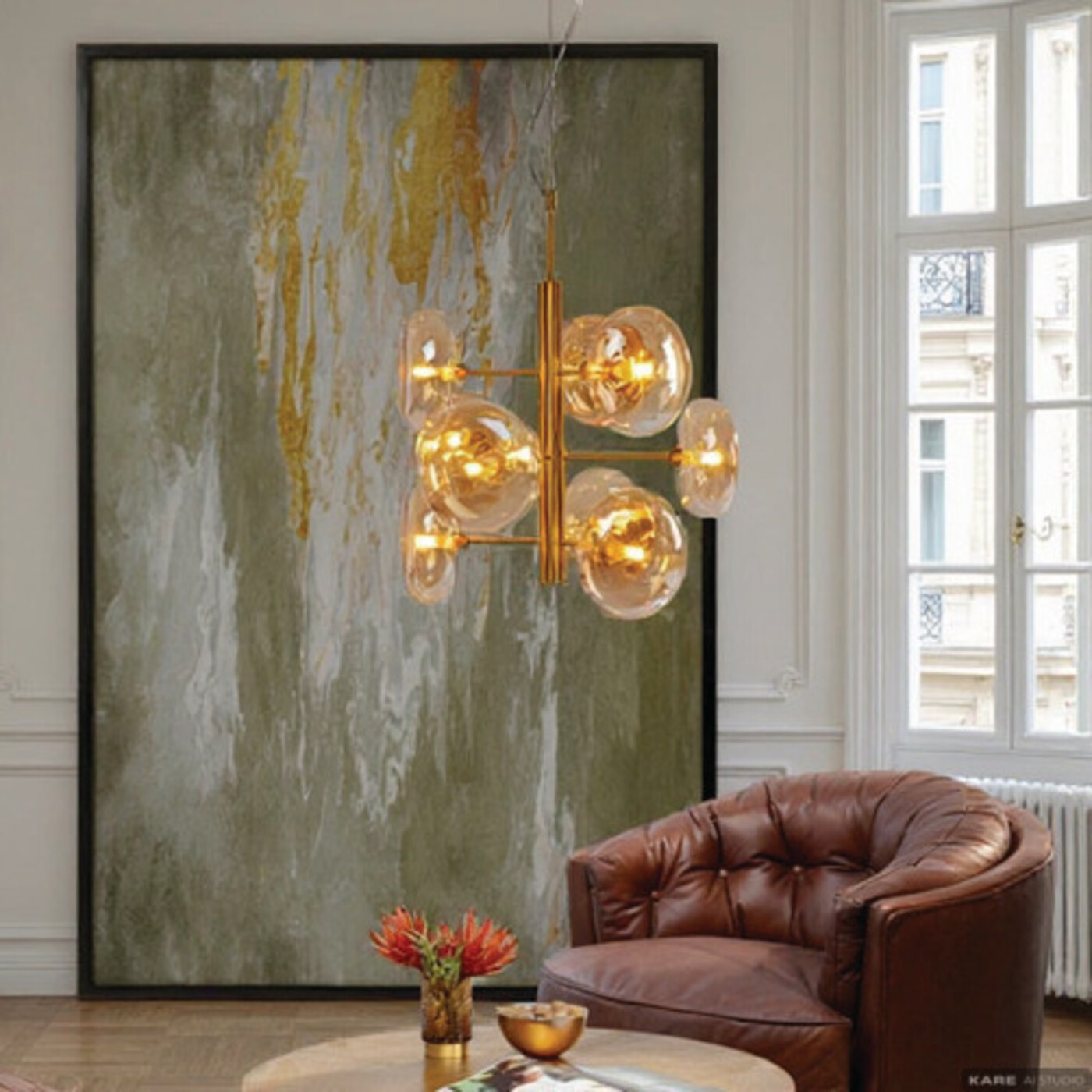 Светильник подвесной Headlight Brass от KARE Design