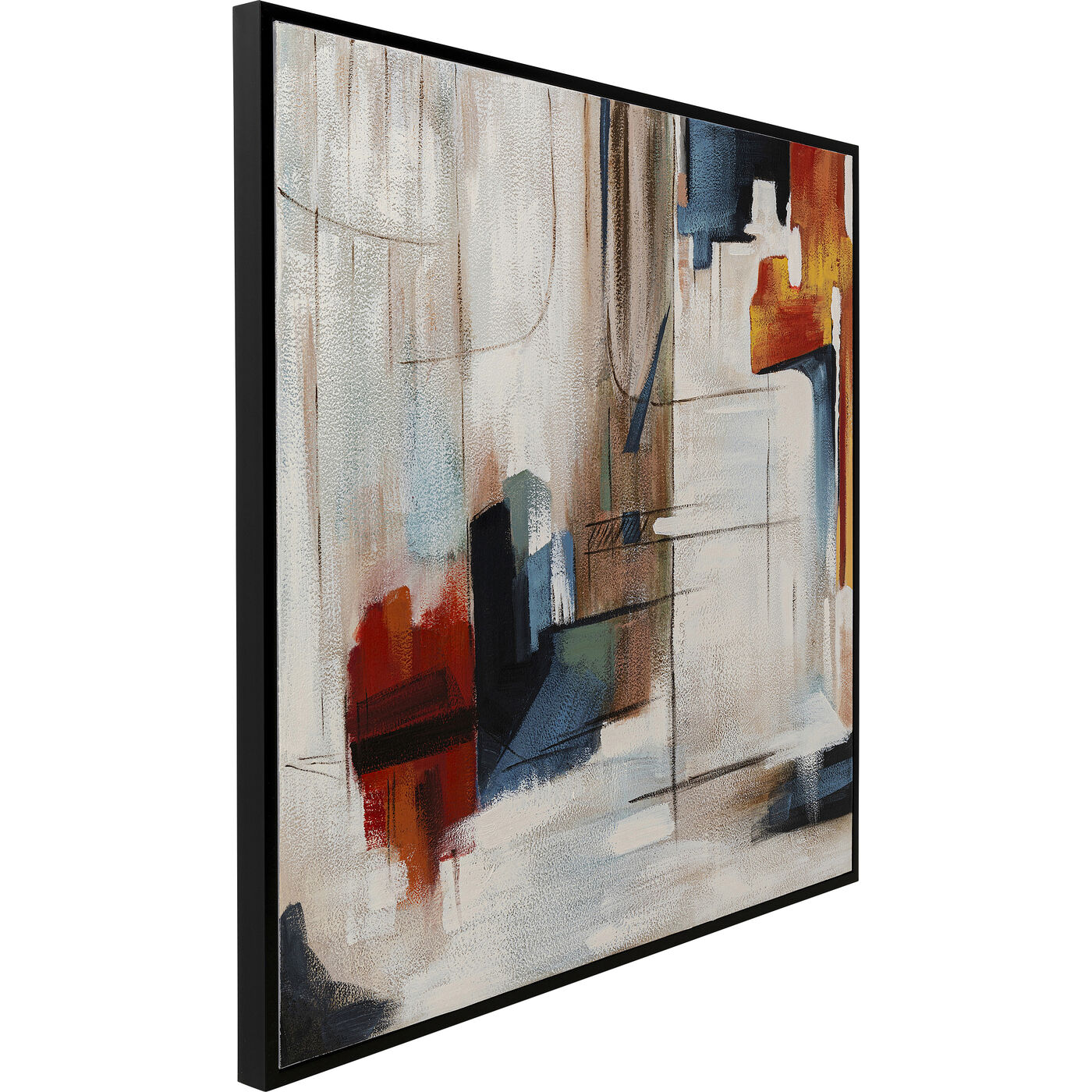 Картина в раме Visione Obliquo «Абстракция» 100x100 см