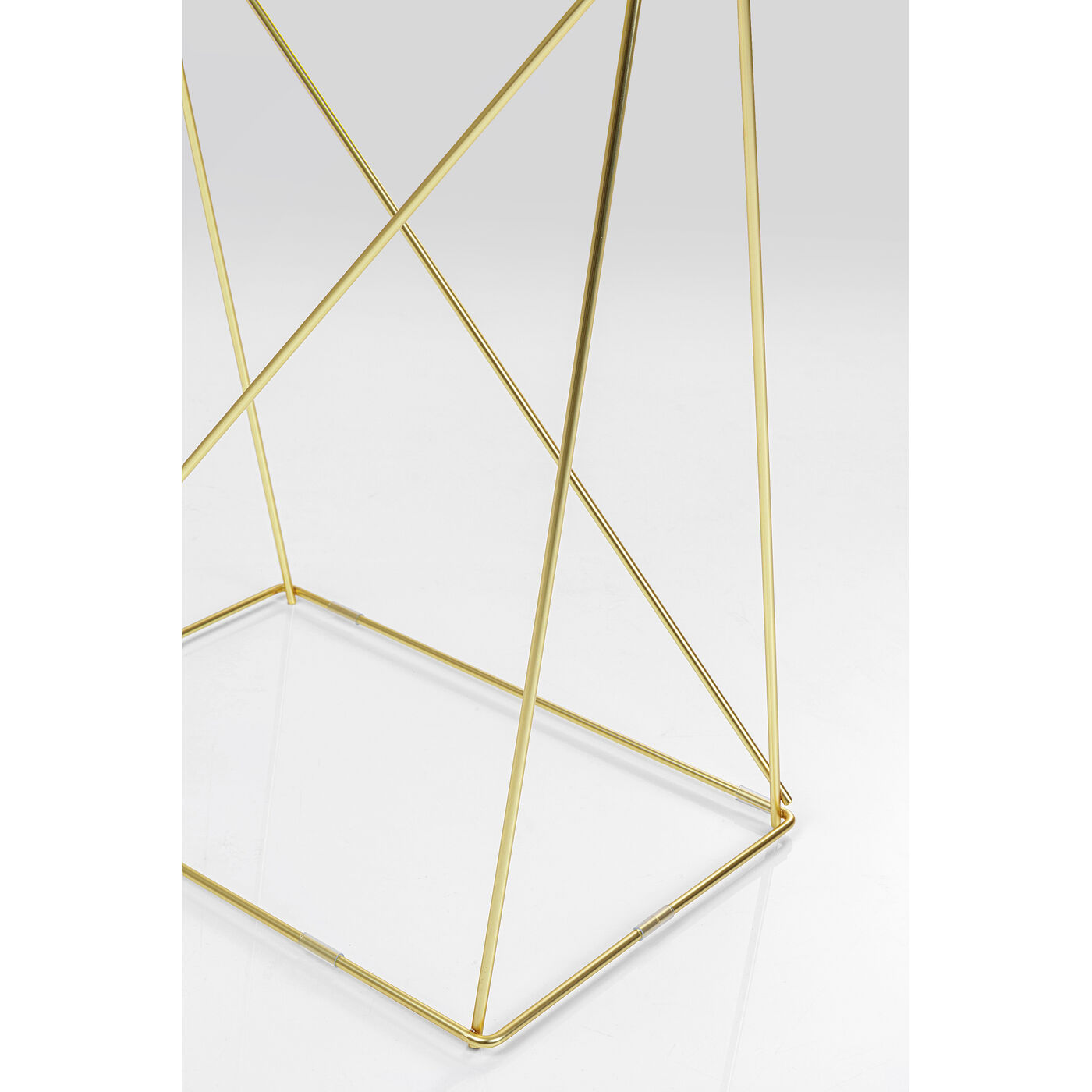 Стол Polar Brass matt 31x49 см (2 шт) от KARE Design