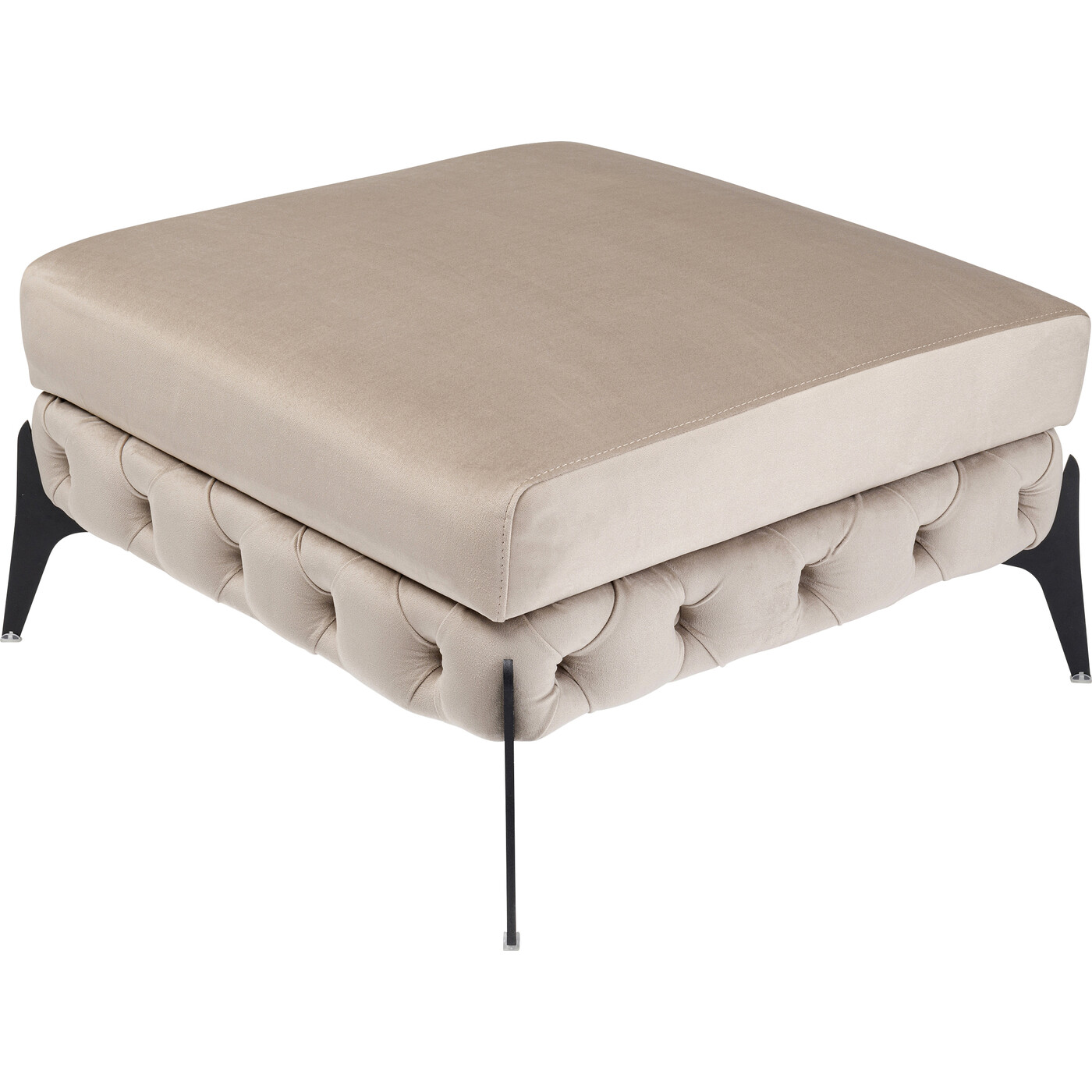 Пуф Bellissima Velvet Beige 80 см от KARE Design
