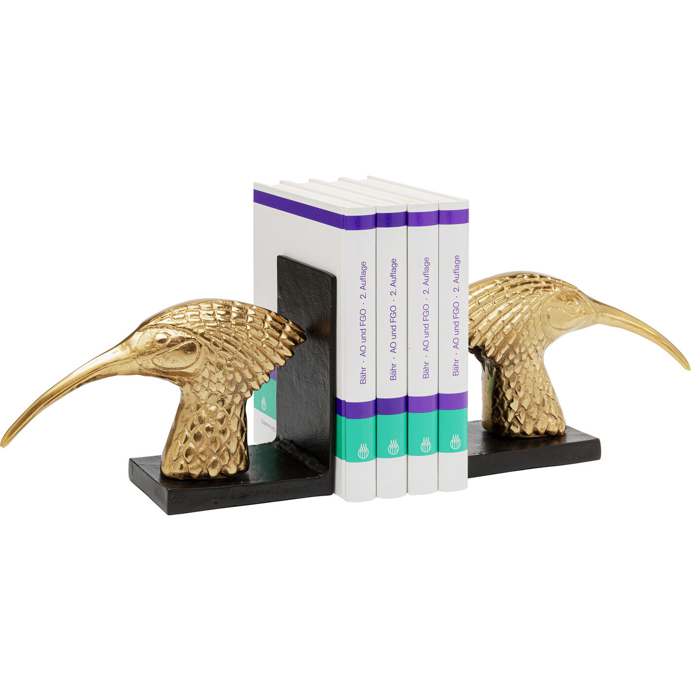 Держатель для книг Golden Bird «Золотая птица» (набор из 2 шт.) от KARE Design