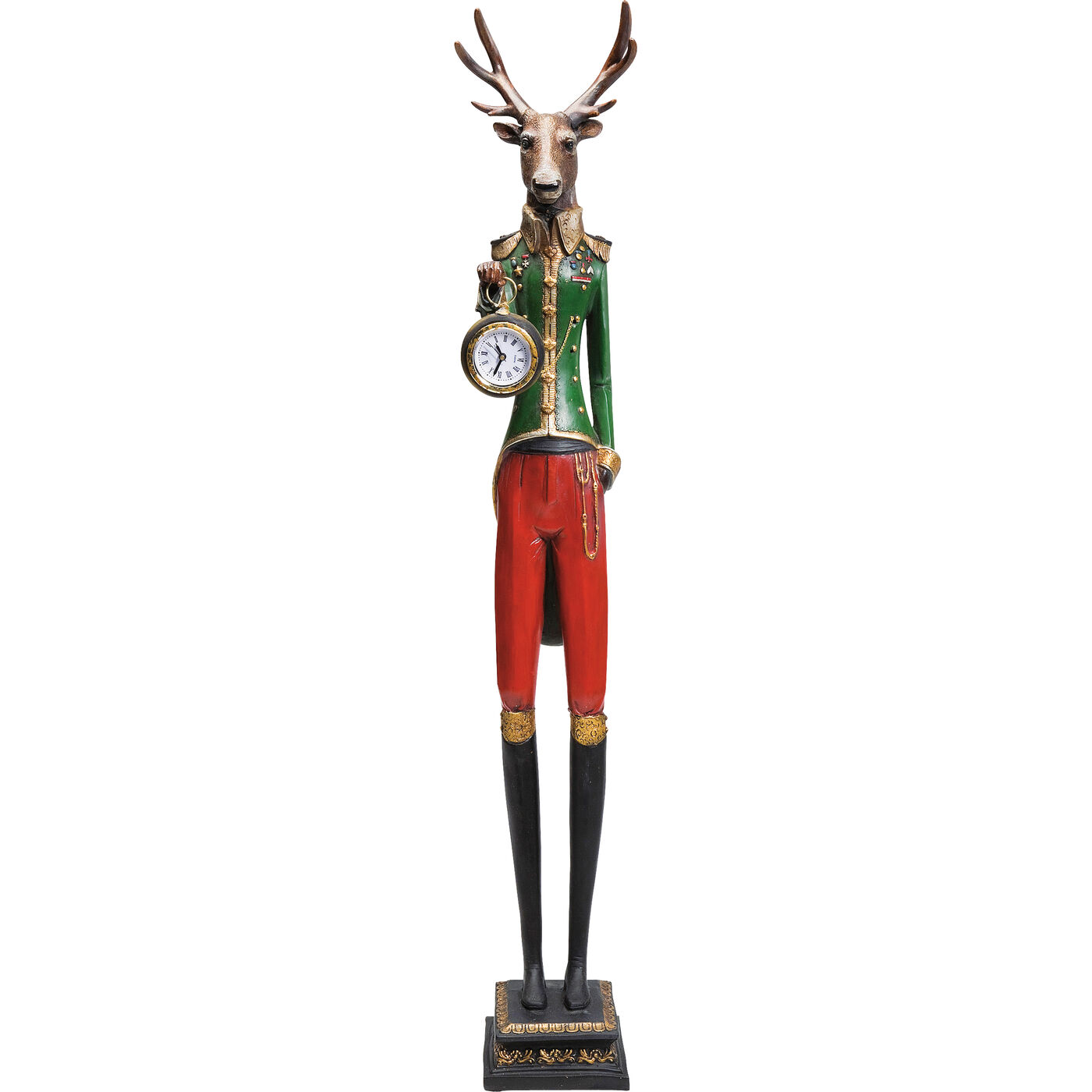 Часы настольные Gentleman Deer «Олень-джентльмен» от KARE Design