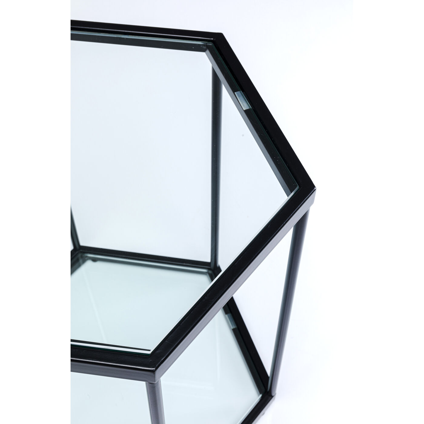 Стол приставной Comb Black 55 см от KARE Design