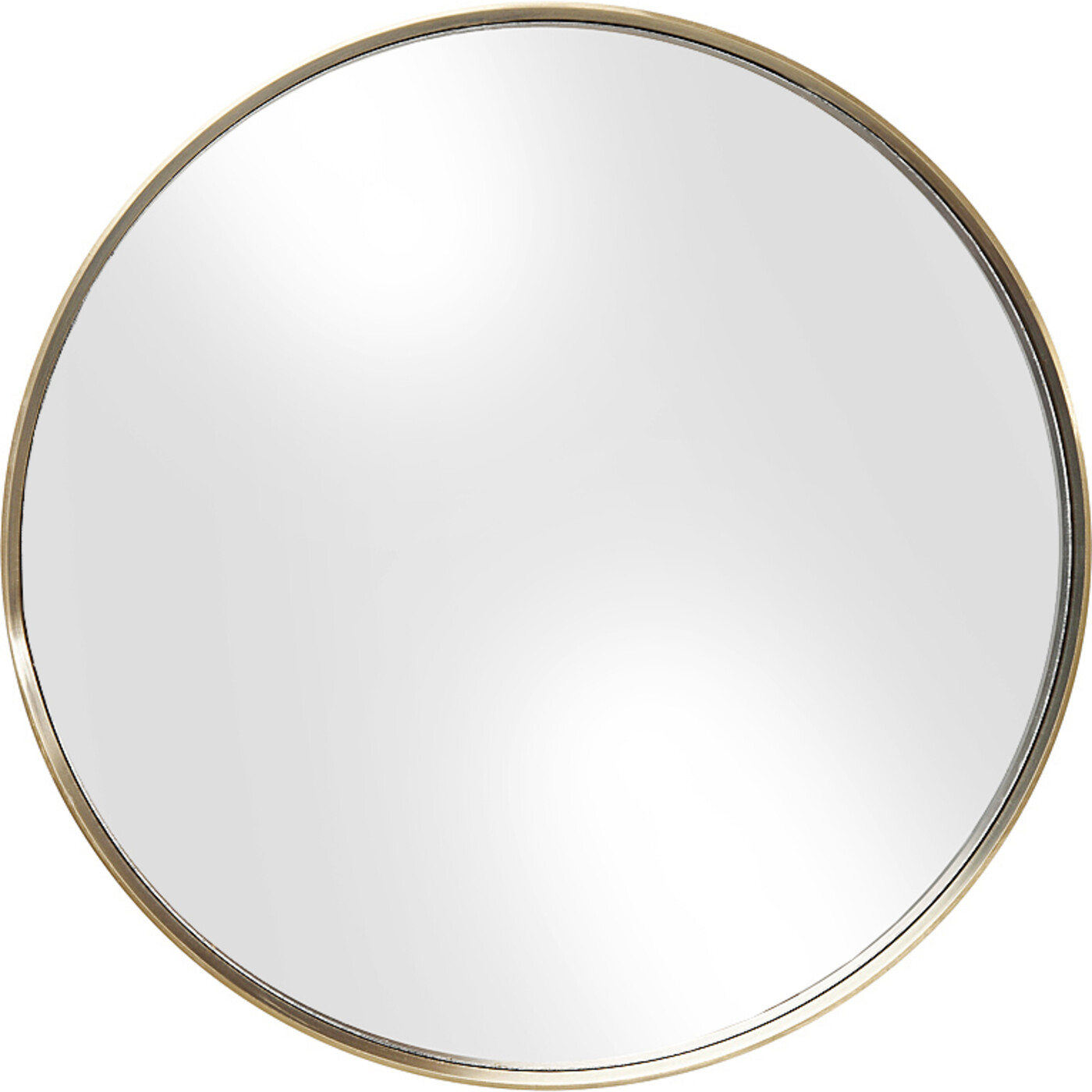 Зеркало Curve Round Brass Ø60 см от KARE Design
