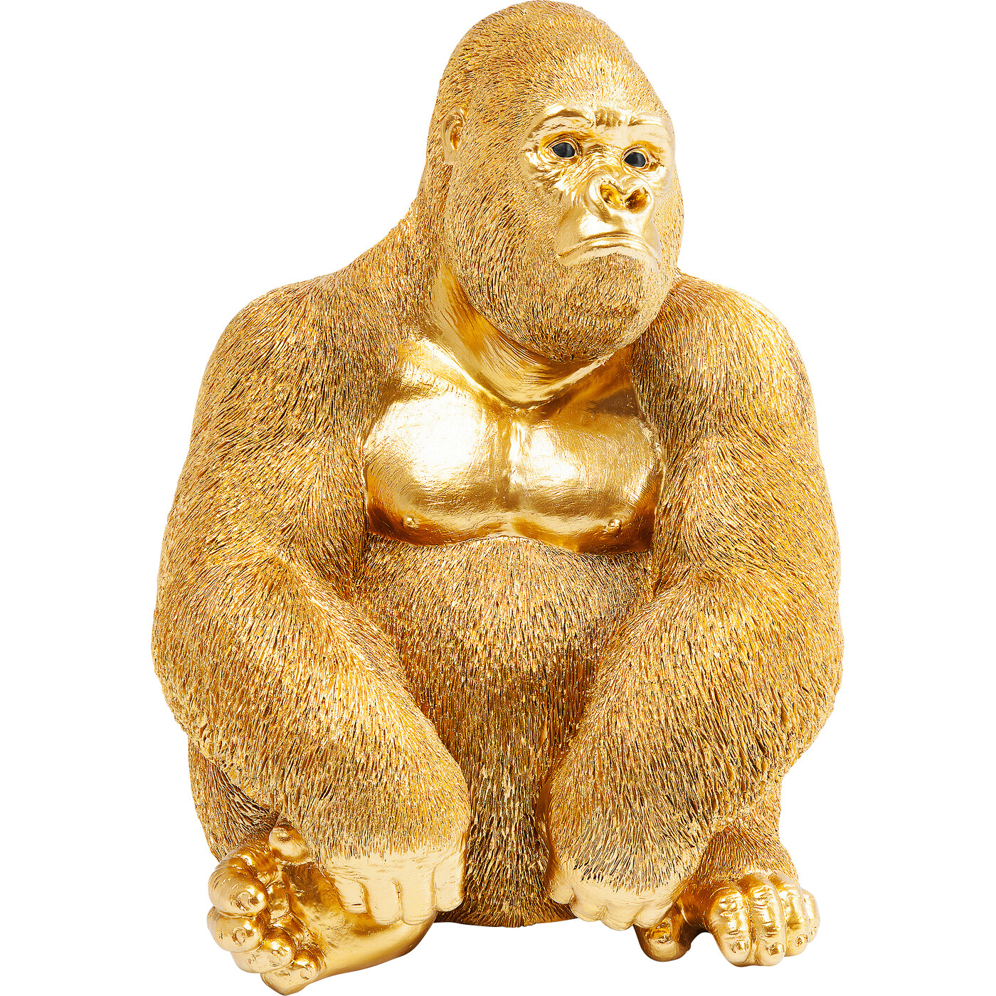 Фигура декоративная Monkey Gorilla Side Medium «Горилла сбоку средняя» 39 см, Золотой от KARE Design