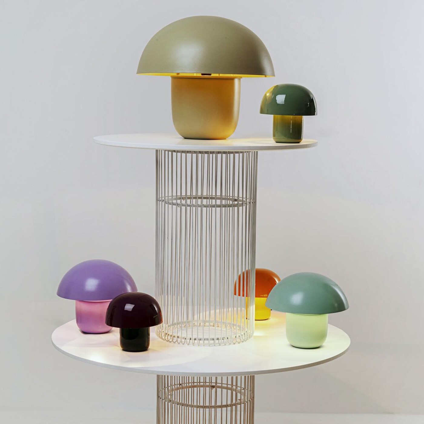 Светильник настольный Mushroom Light Green 44cm от KARE Design