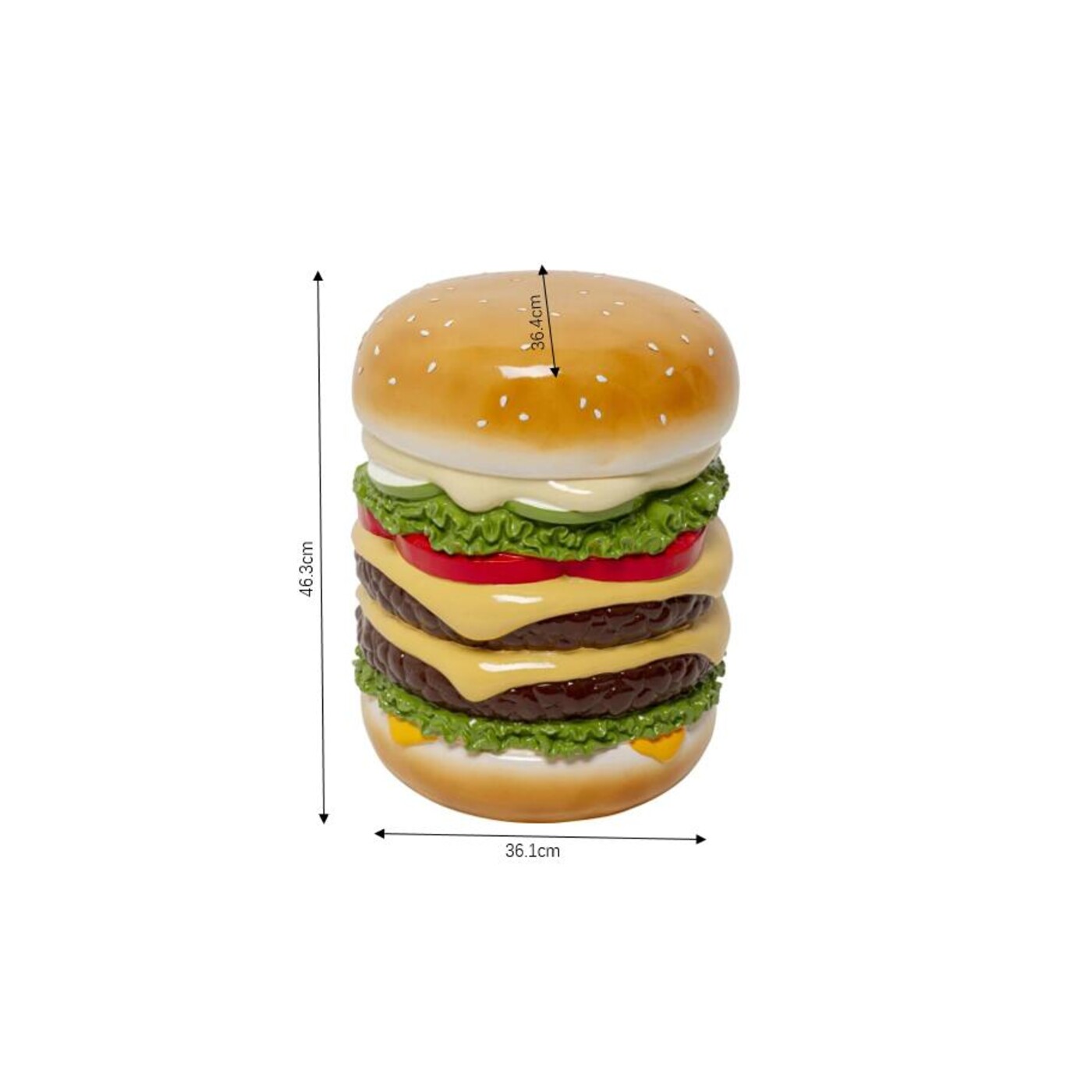 Пуф Burger Ø36cm от KARE Design