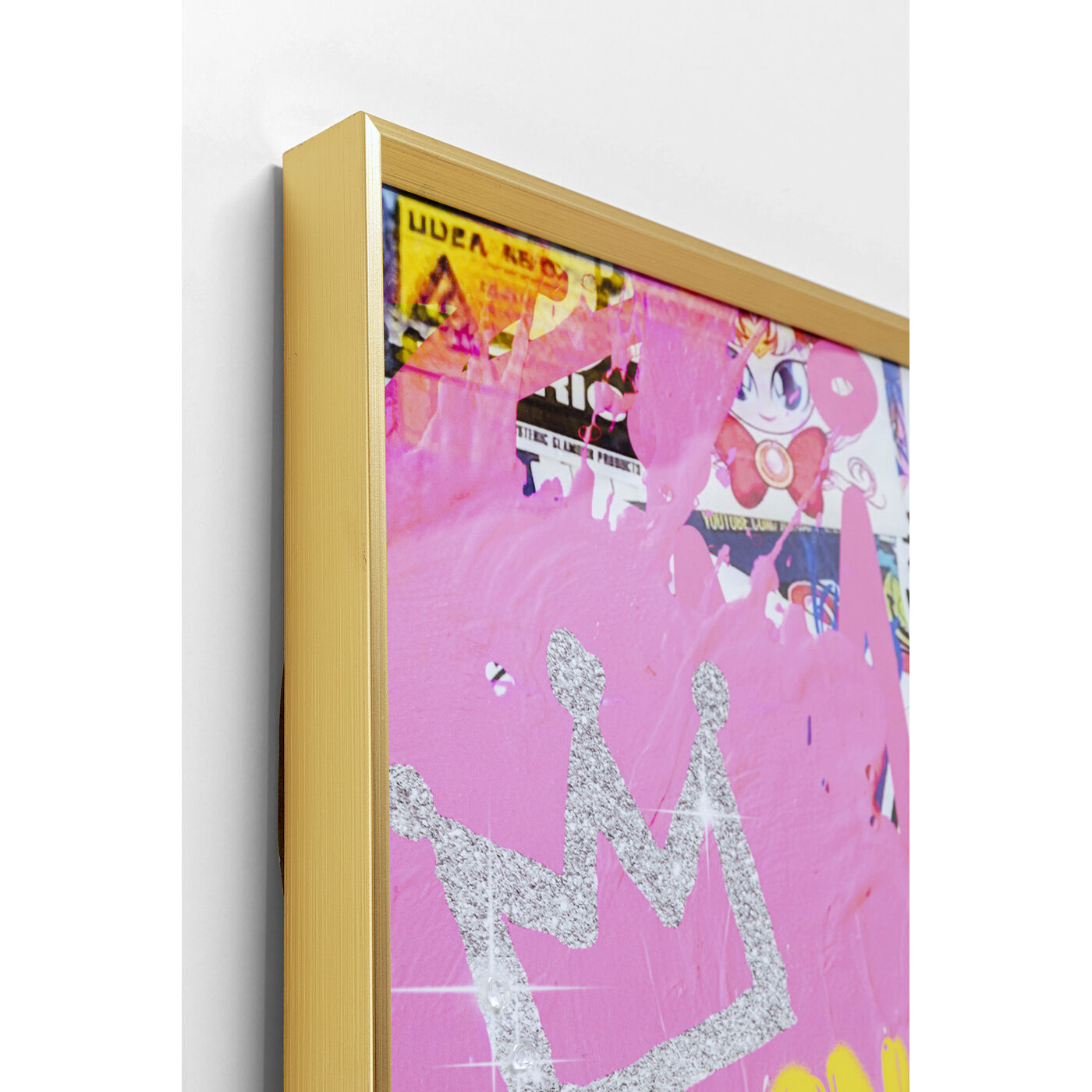 Картина La Viva Woman «Мона Лиза в граффити» 100x100 см от KARE Design