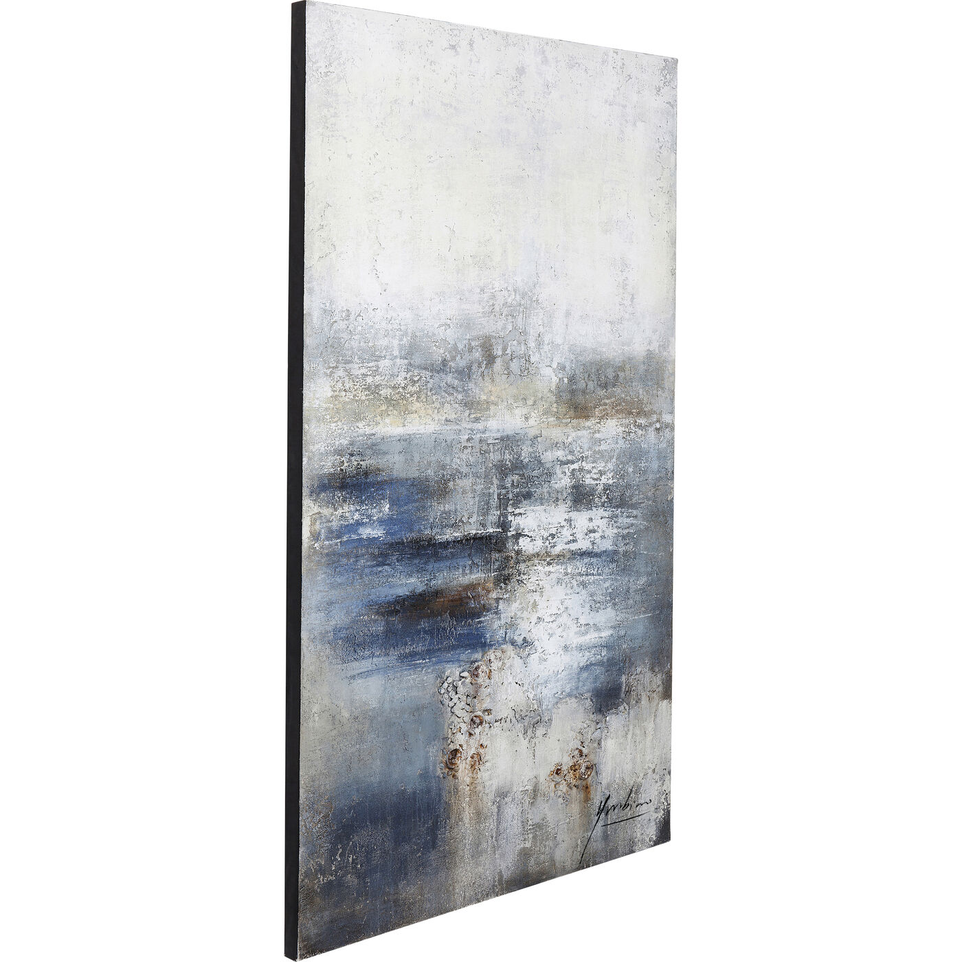 Картина Abstract Into The Night «Ночная абстракция» 210x120 см