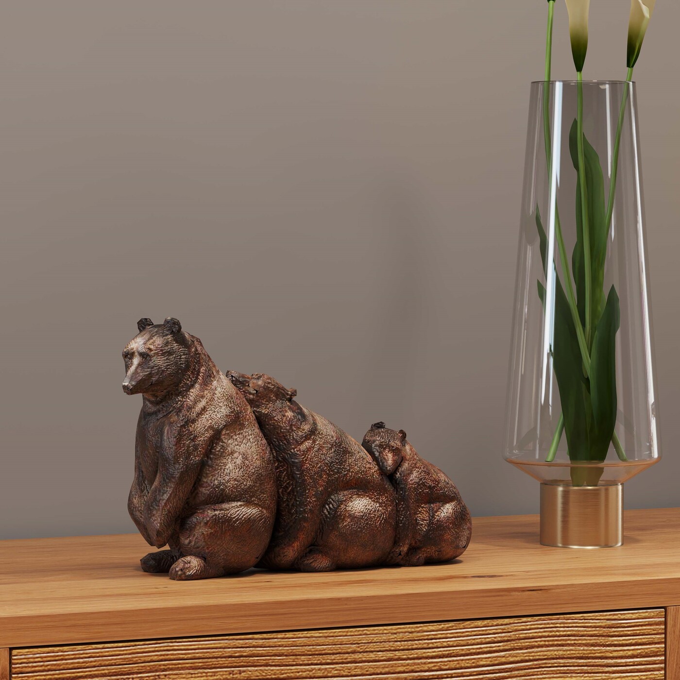 Фигура декоративная Relaxed Bear Family «Расслабленное семейство медведей» от KARE Design