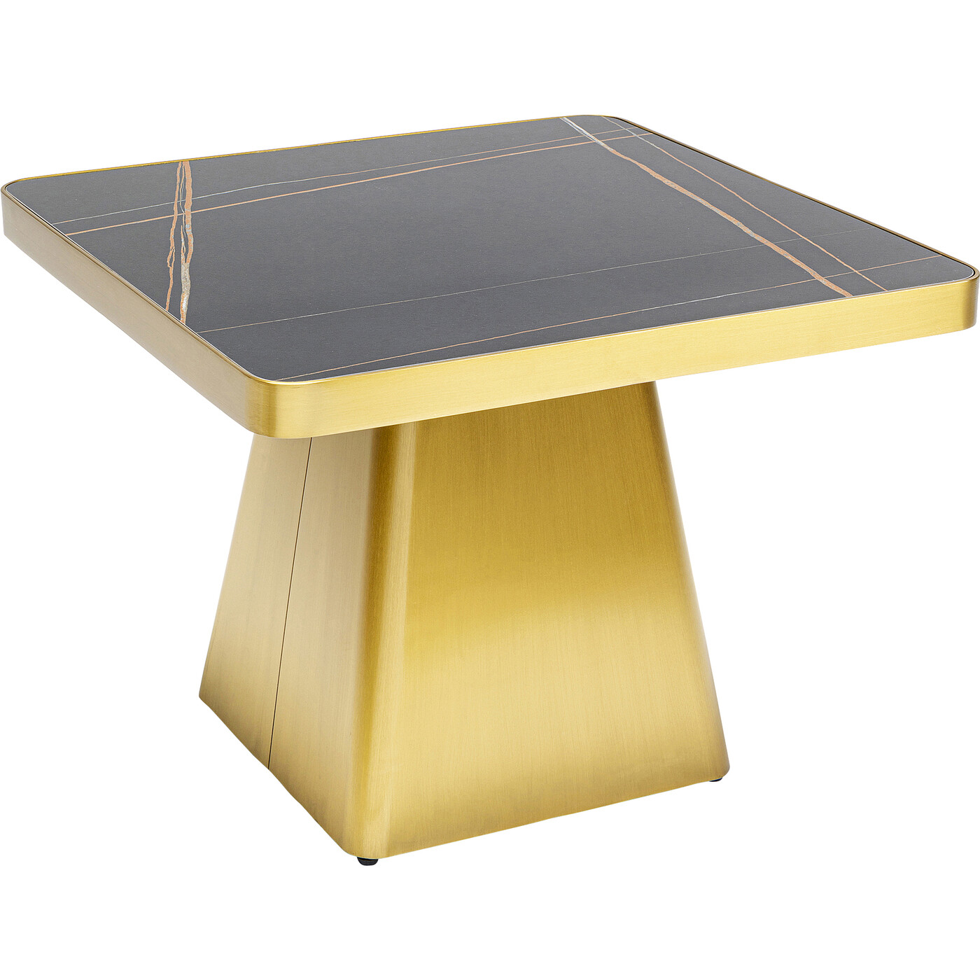 Стол кофейный Miler Gold 80x80 см от KARE Design