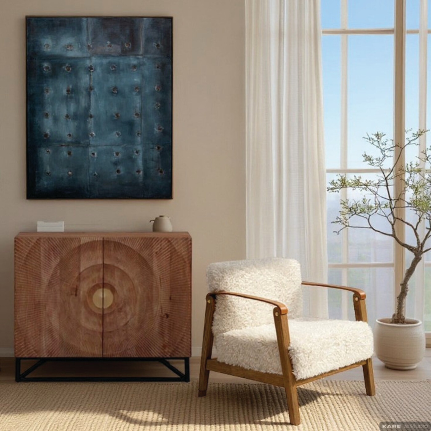 Комод Madeira Bright 100x90cm от KARE Design