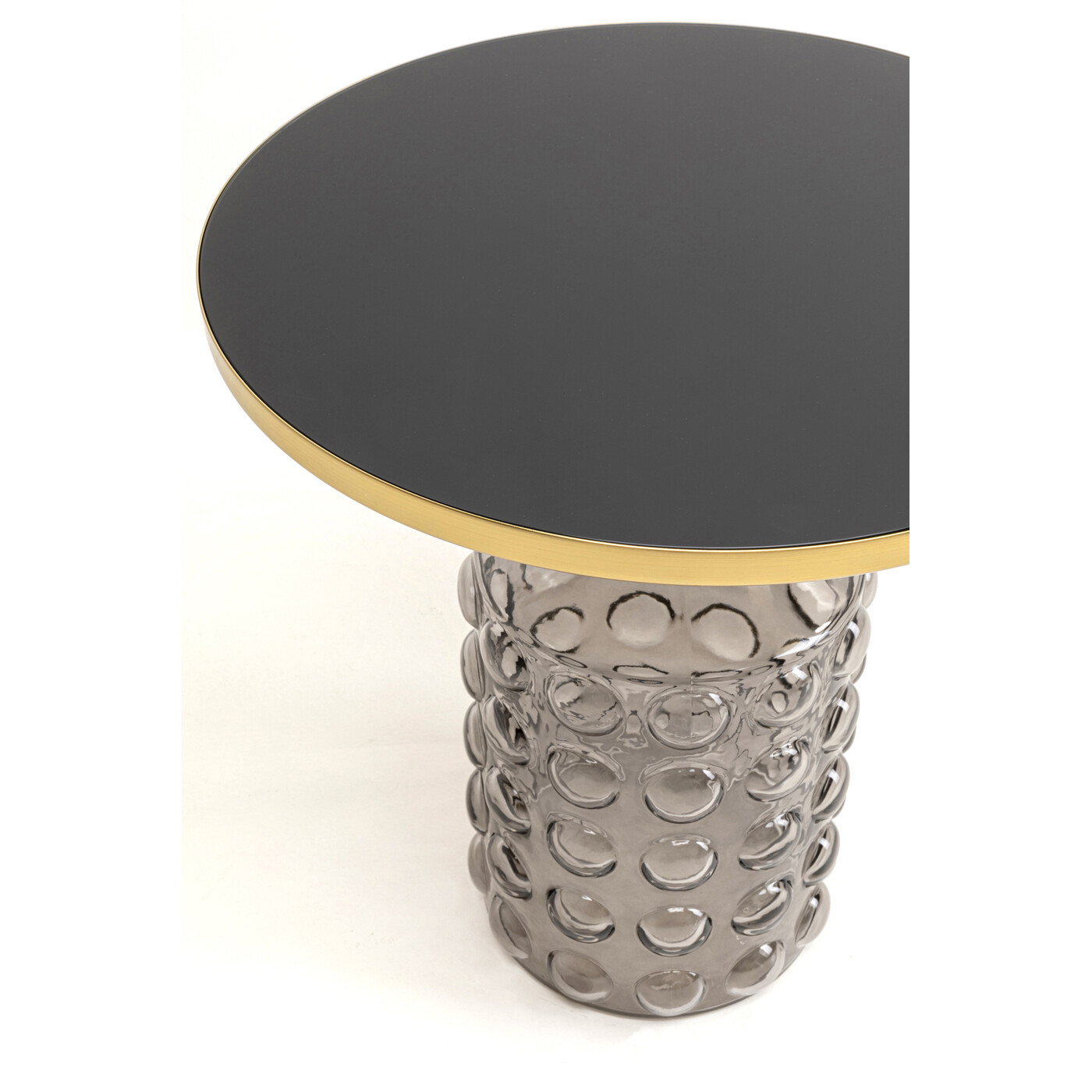 Стол приставной Lola Smoke Ø50cm от KARE Design