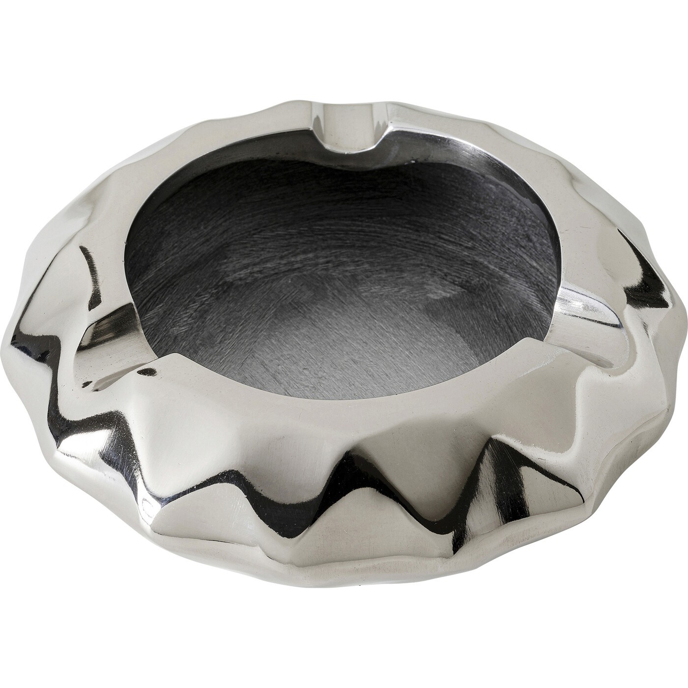 Пепельница Avantgard «Авангард» Ø15 см, Серебряный от KARE Design