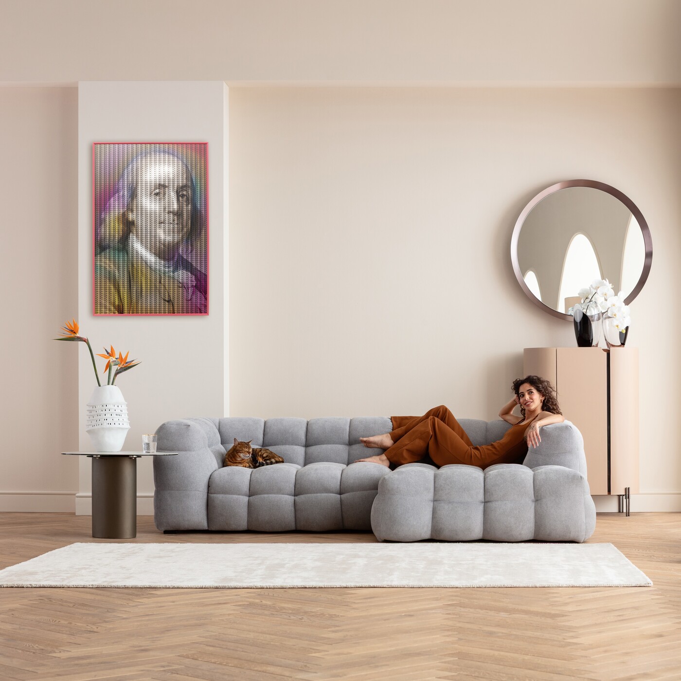 Картина в раме Muse Sir 80x120cm от KARE Design