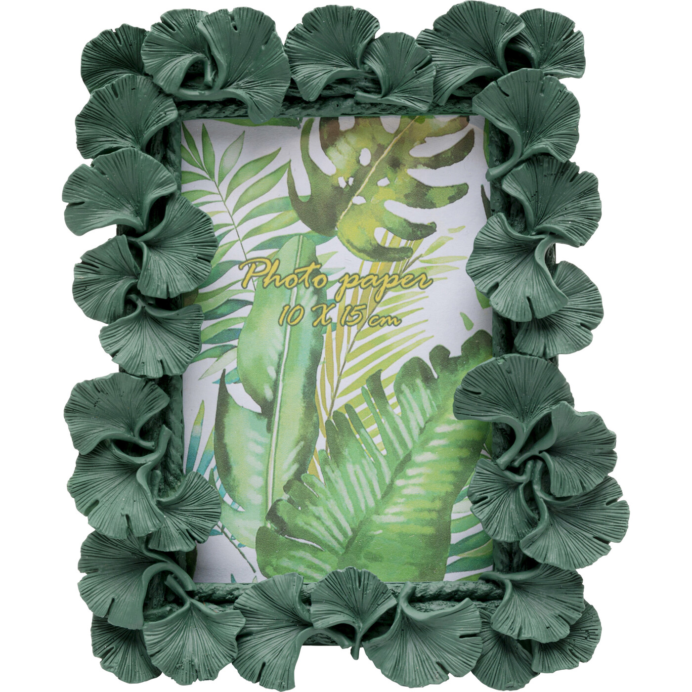 Фоторамка Ginkgo Leaf «Лист гинкго» 17x20 см, Зелёный от KARE Design