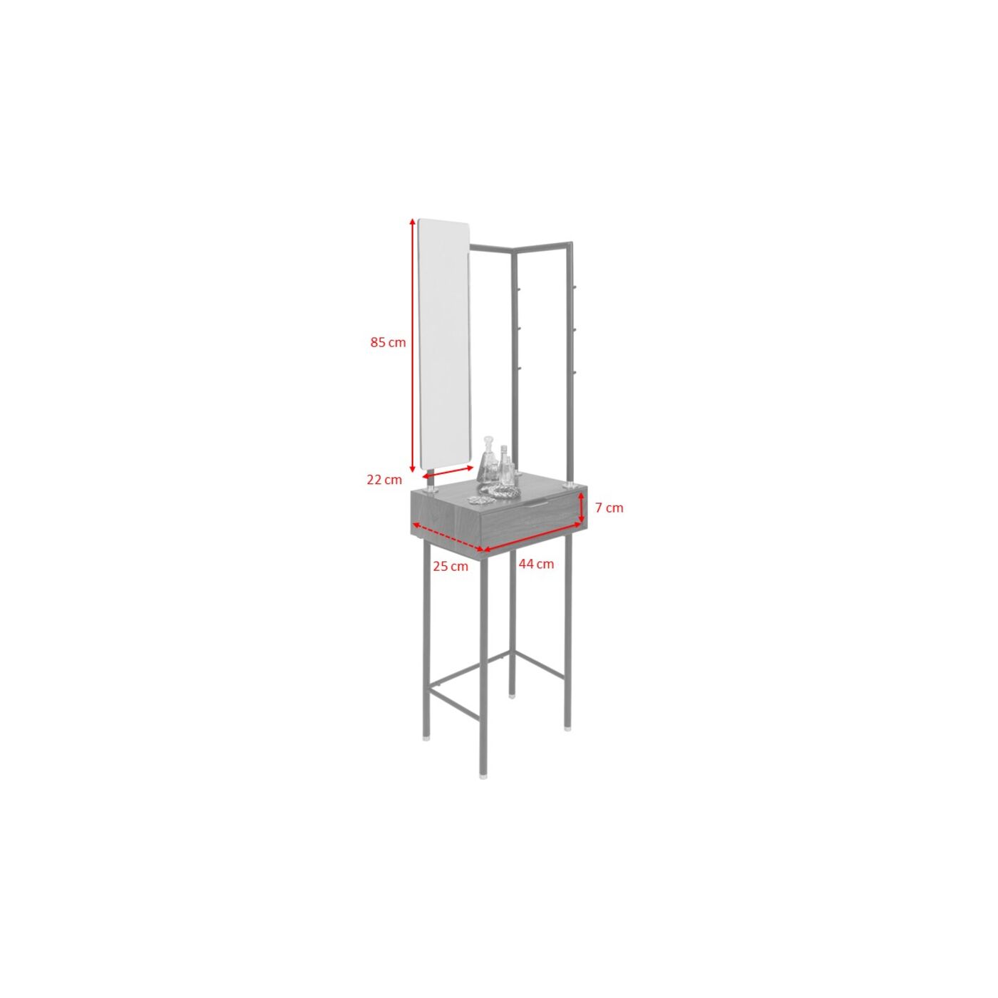 Вешалка с зеркалом Ravello 178x50 см от KARE Design