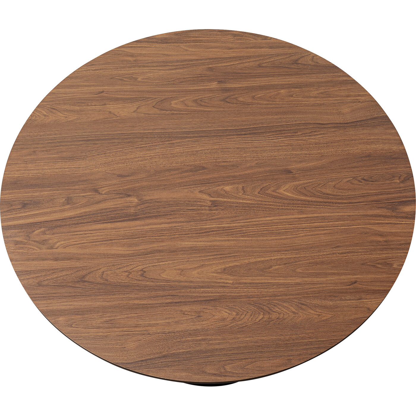 Стол Schickeria Walnut Print Black Ø110 см от KARE Design