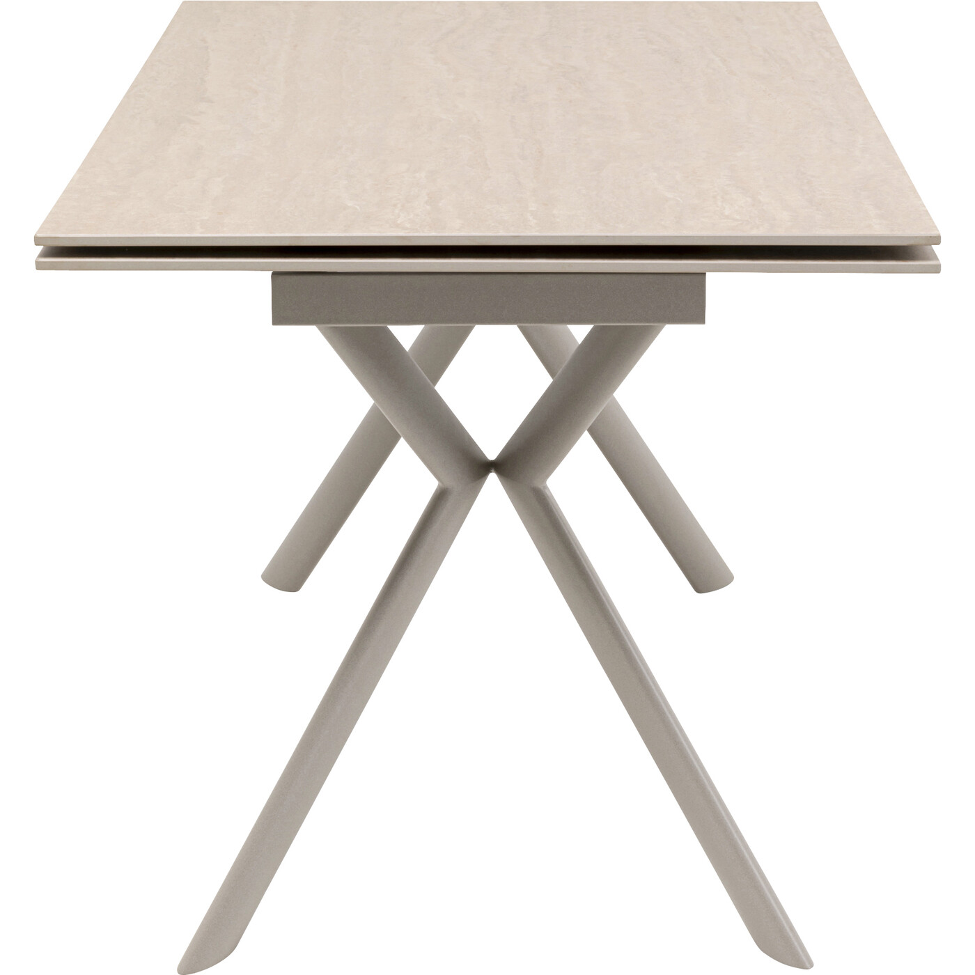 Стол раздвижной Xenia Travertin 140(+30+30)x80cm от KARE Design