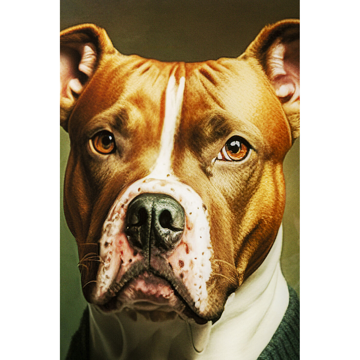 Картина стеклянная Dog Family «Семья собак» 110x90 см от KARE Design