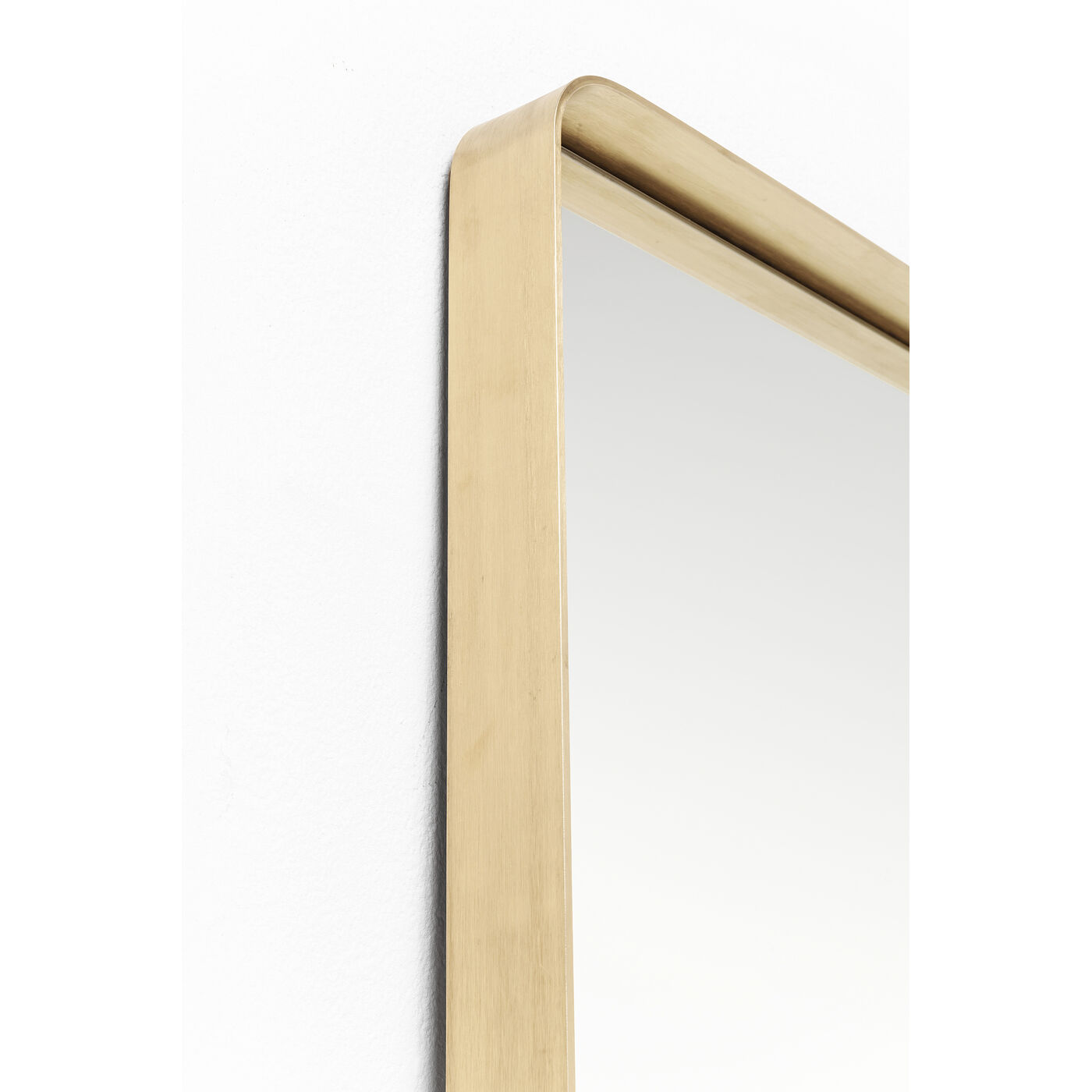 Зеркало Curve Rectangular Brass 200x70 см от KARE Design