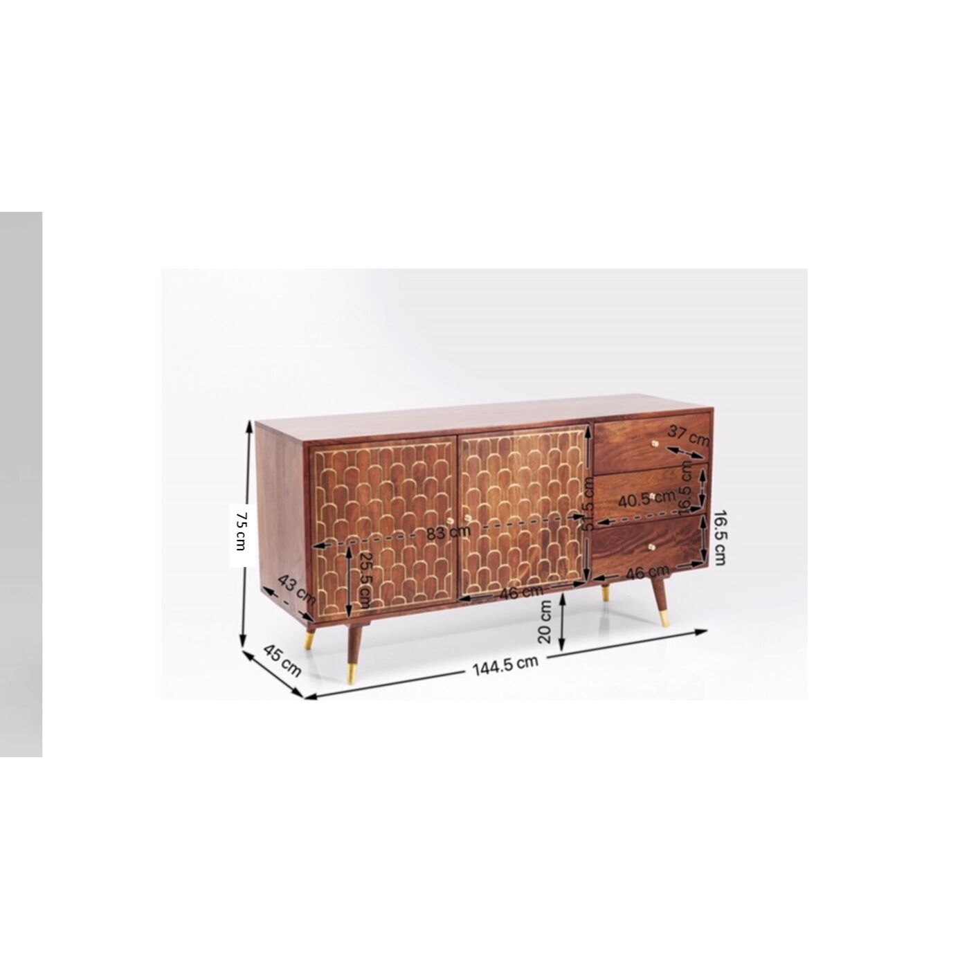 Комод широкий Muskat от KARE Design