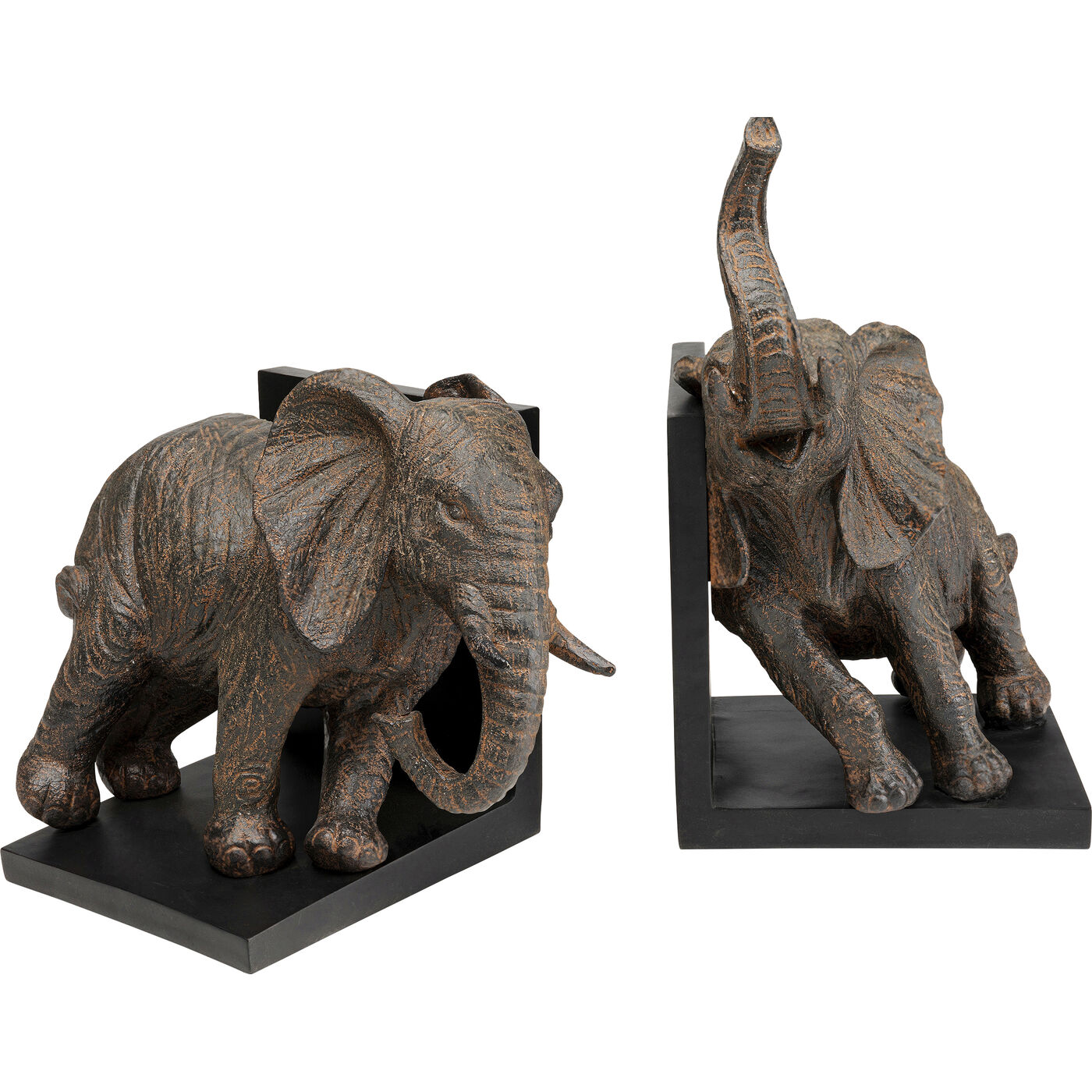 Держатель для книг Elephants «Два слона» 25 см (2 шт) от KARE Design