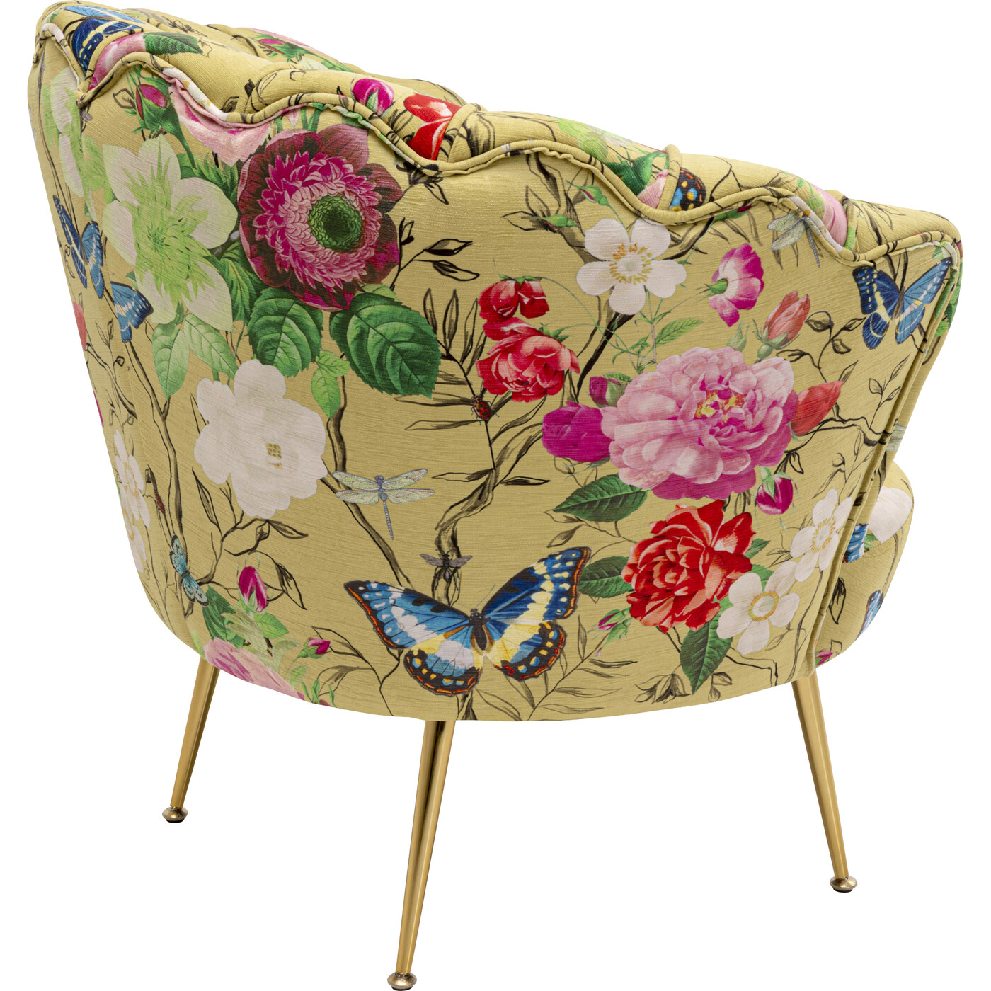 Кресло Water Lily Gold Flower Fever Yellow от KARE Design