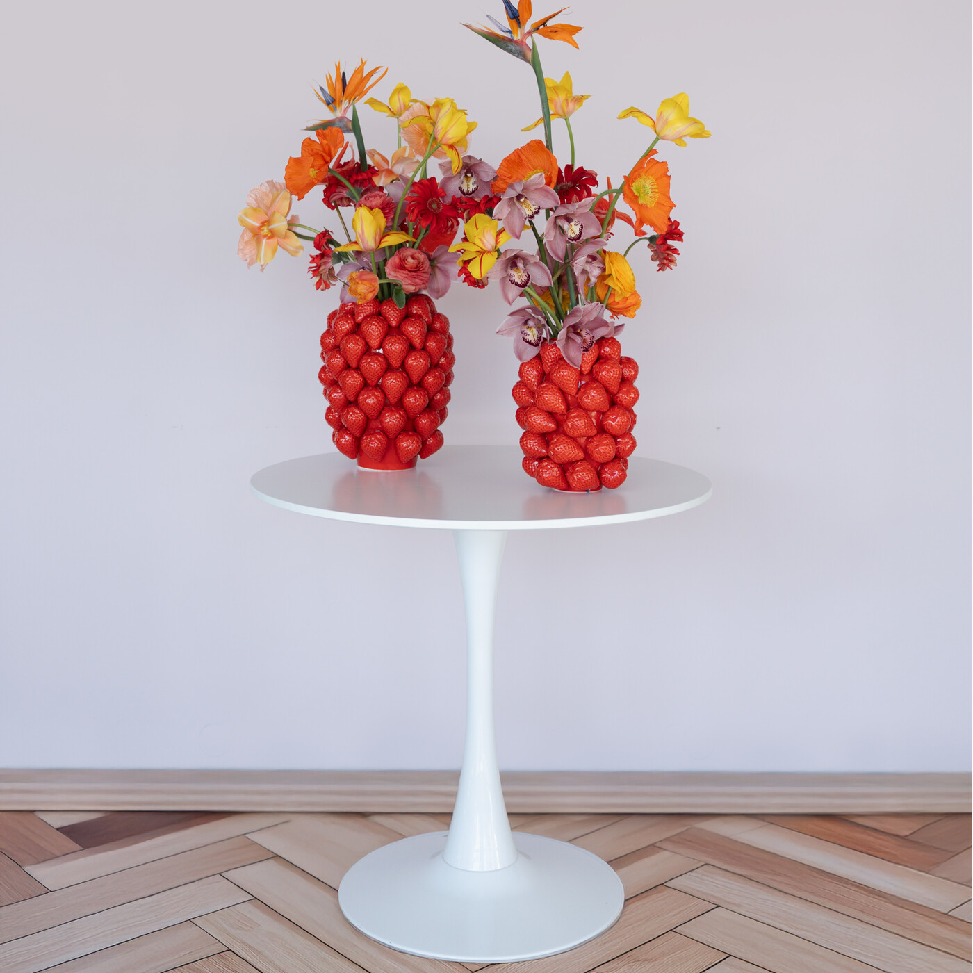 Стол Schickeria White Ø80 см от KARE Design