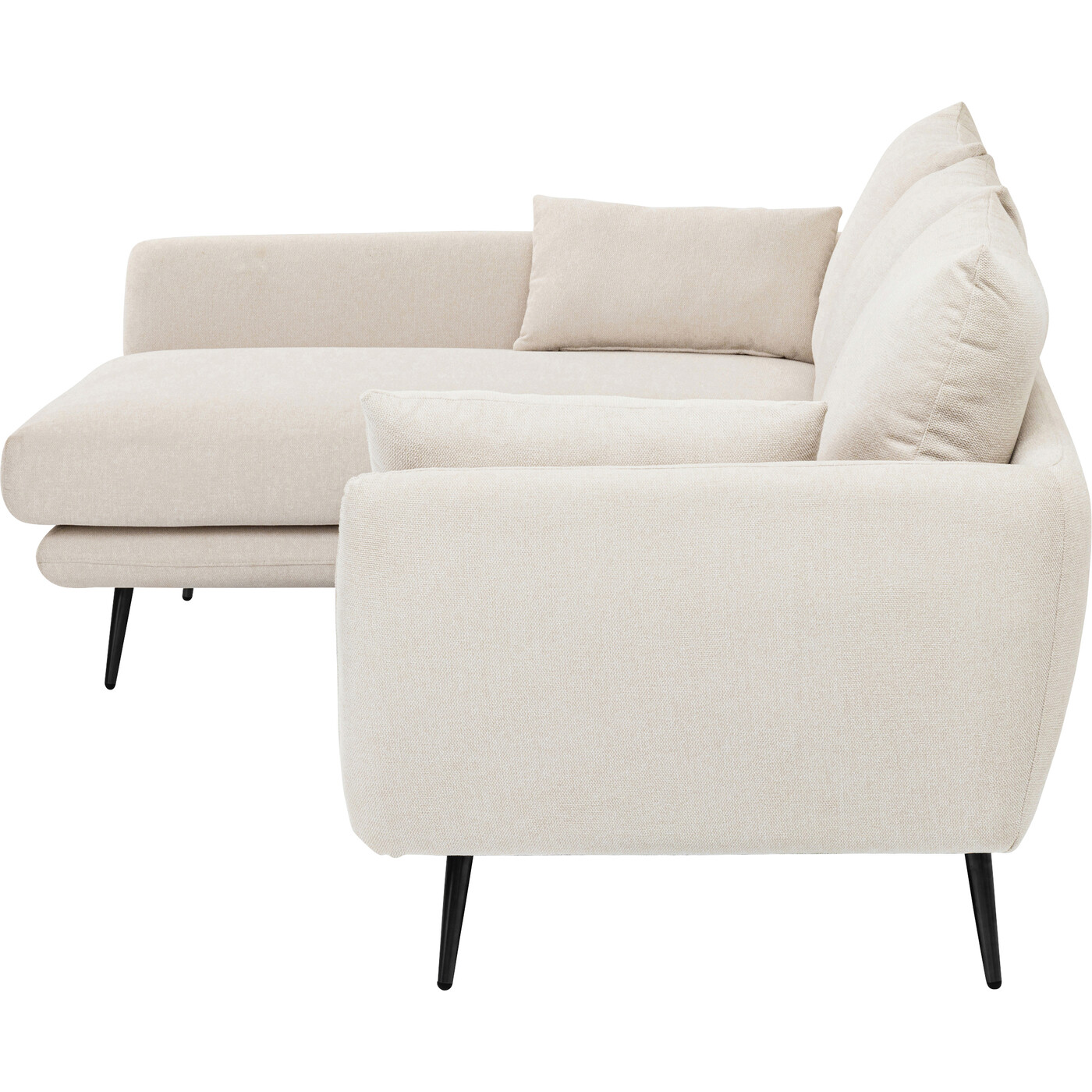 Диван угловой левосторонний Amalfi Left Creme 275 см от KARE Design