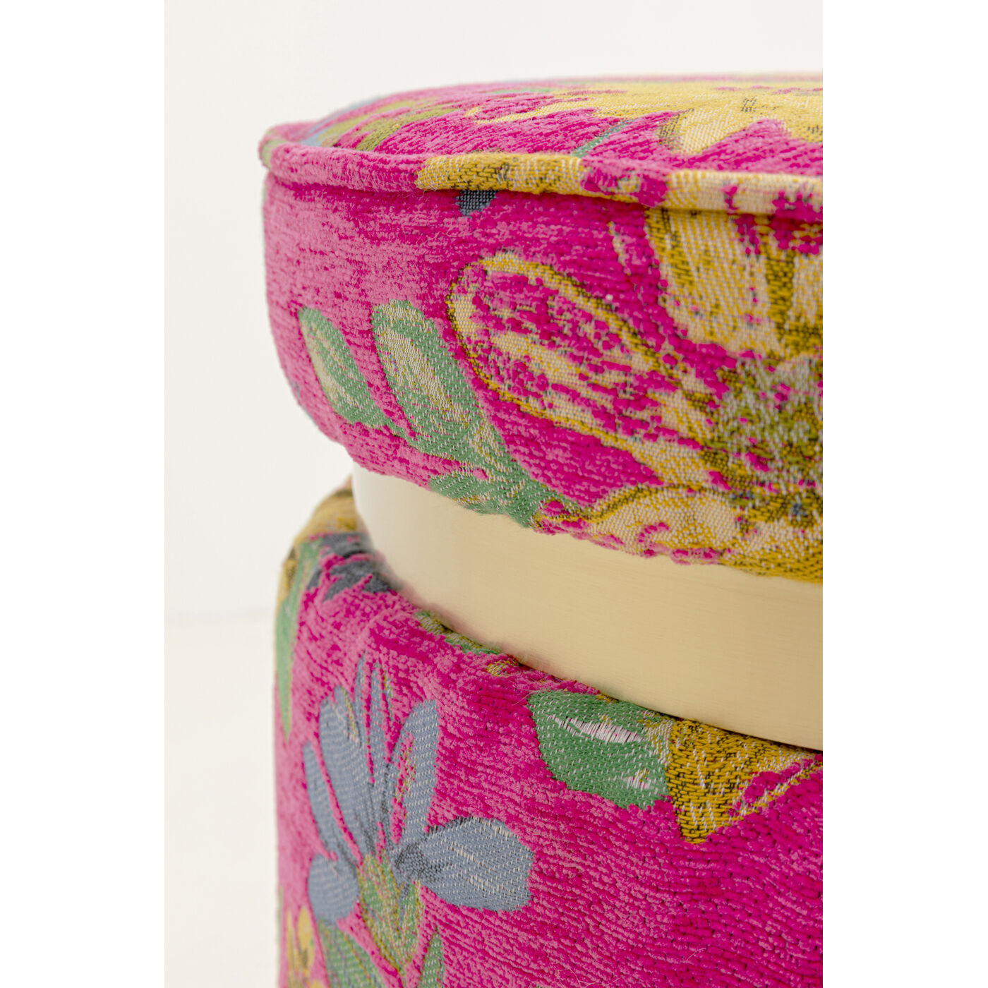 Пуф Flower Fever Pink Ø39cm от KARE Design