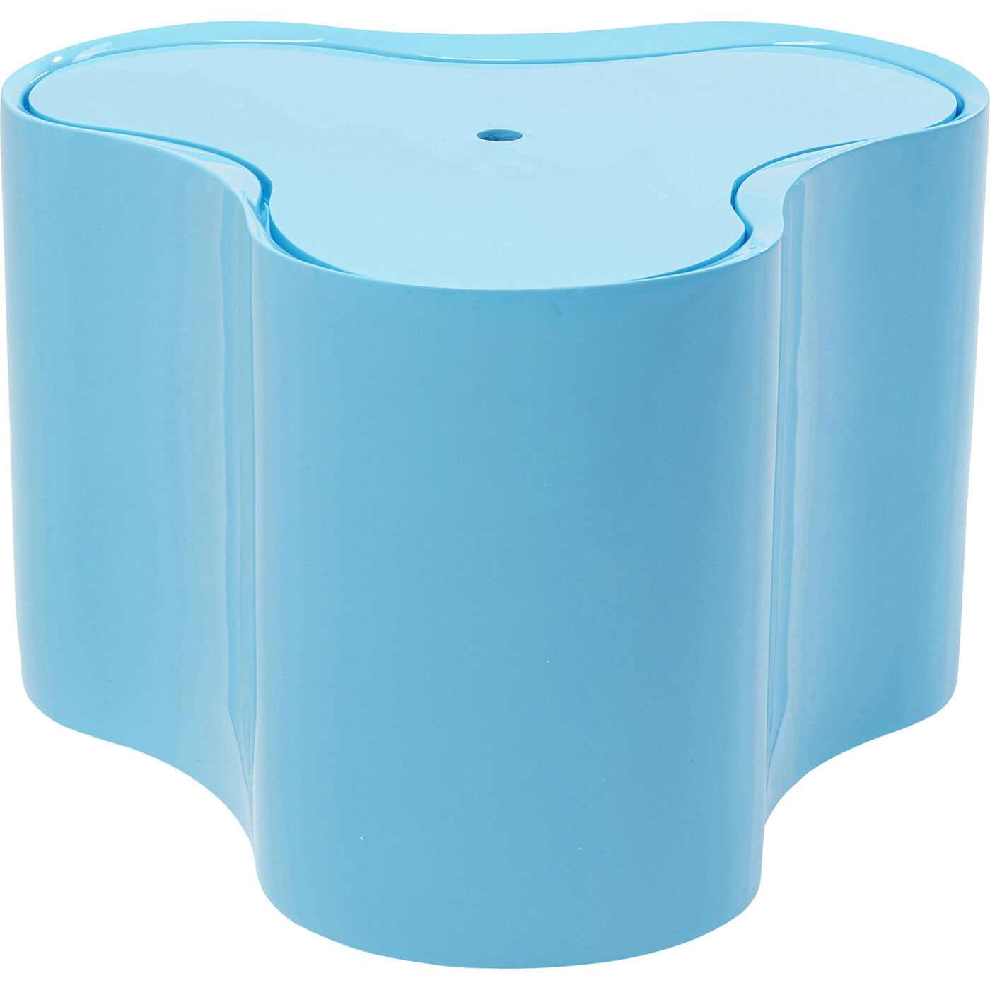 Стол приставной KARE x Karim Rashid Lotus Light Blue 35 см от KARE Design
