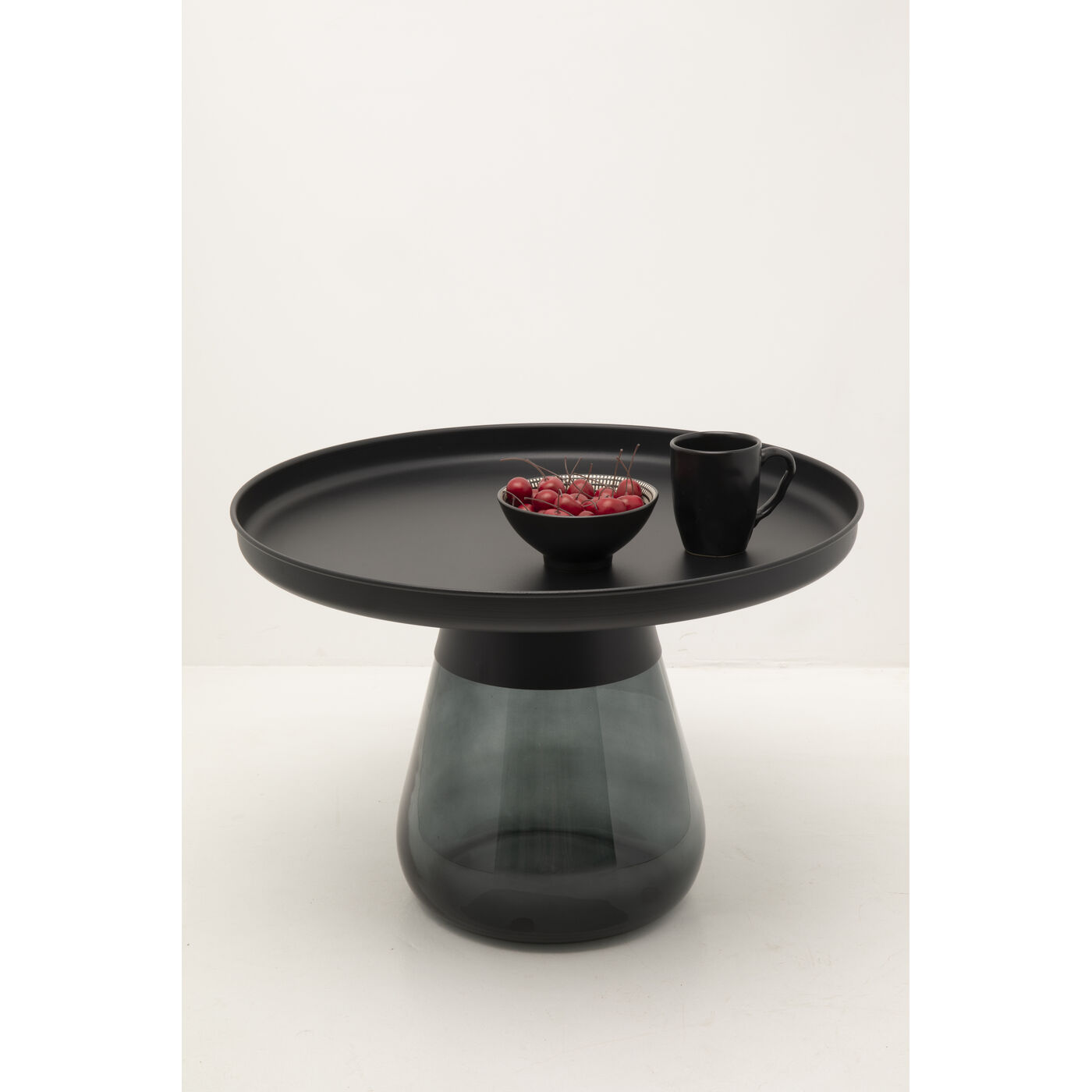 Стол приставной Bottiglia Smoke Ø 60 см от KARE Design