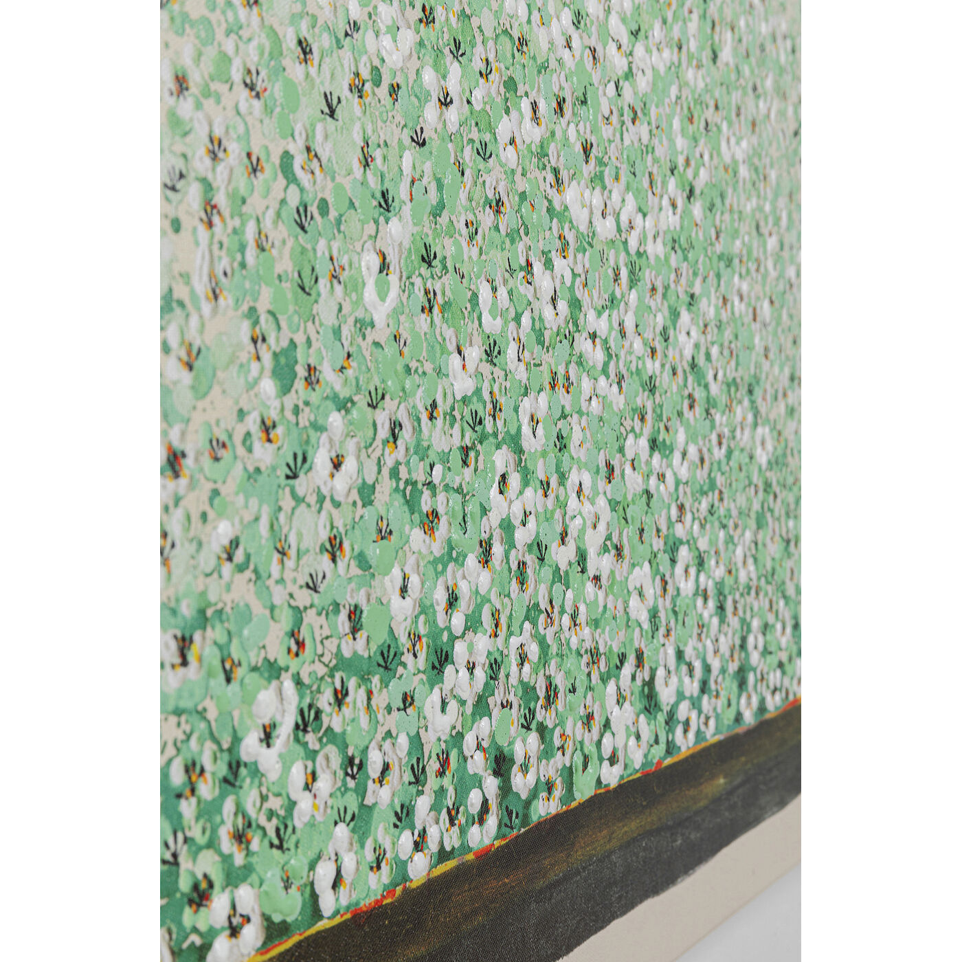 Картина на холсте Flower Boat Beige Green 80x100 см от KARE Design