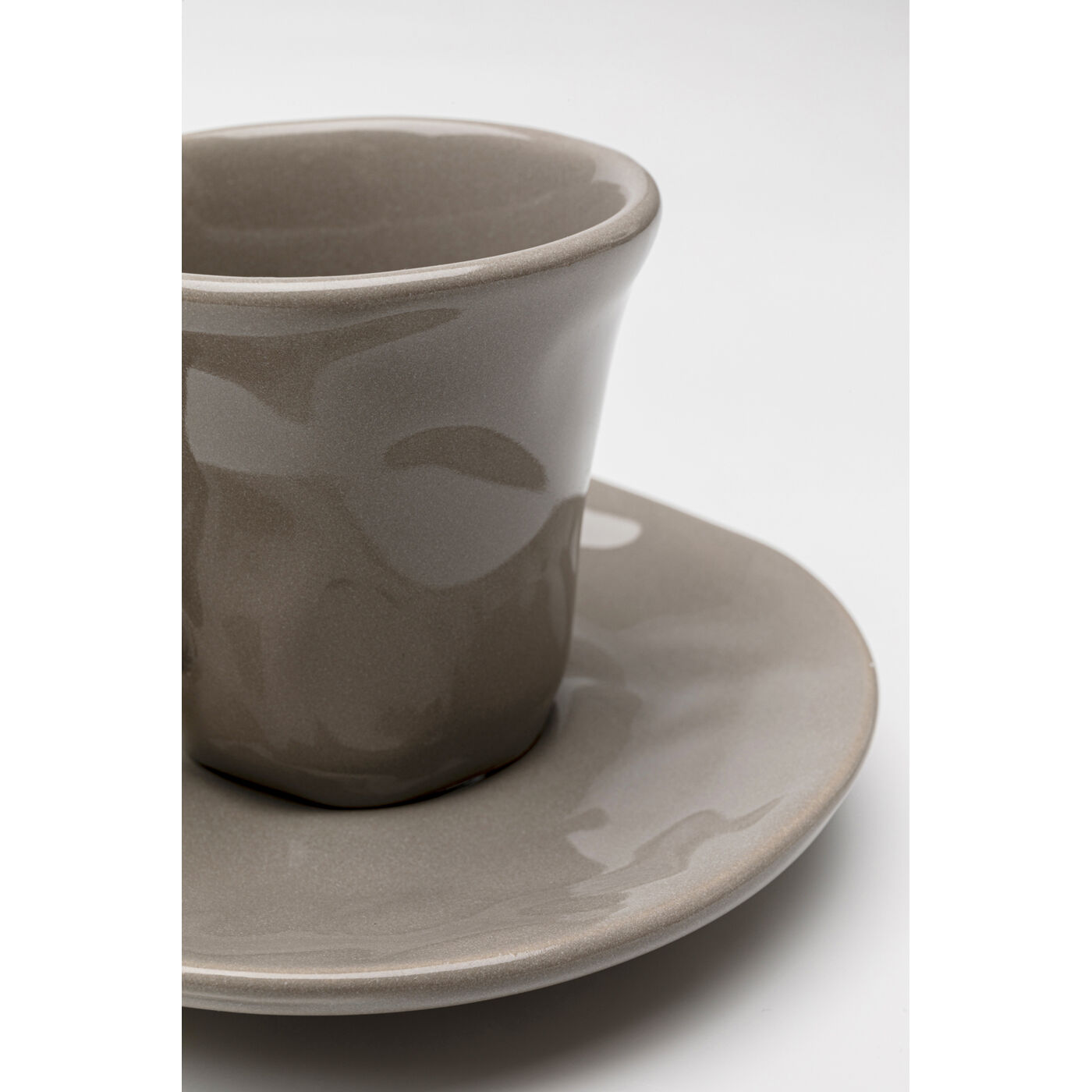 Чашка кофейная Organic «Органик» (набор из 2 шт.), Серый от KARE Design