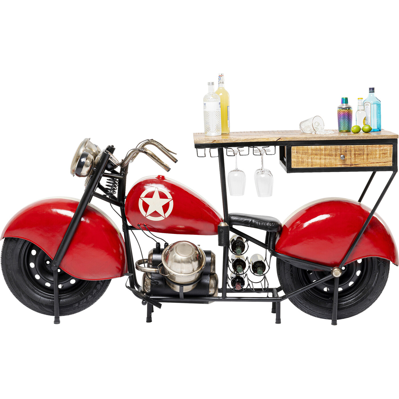 Барный шкаф Motorbike Red от KARE Design