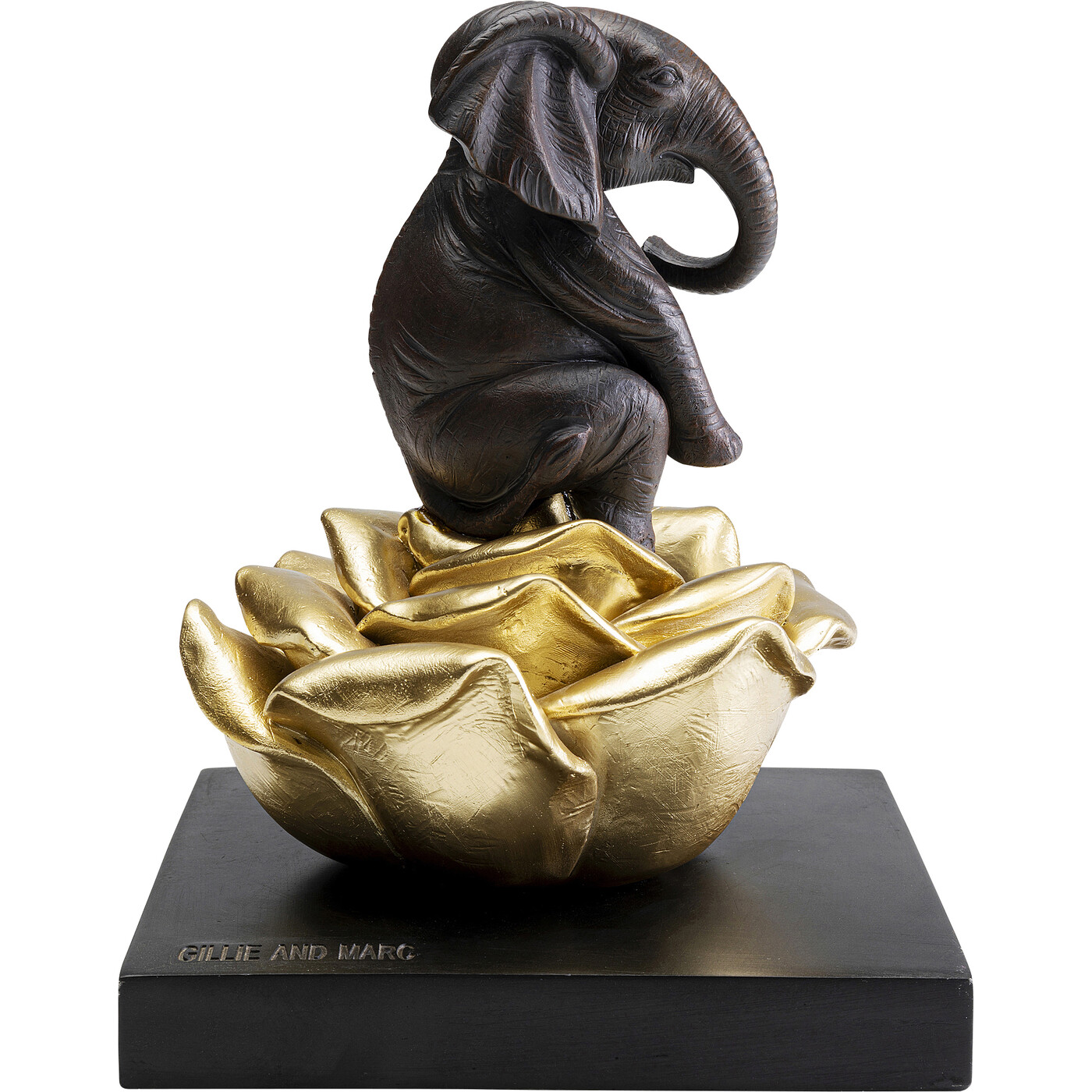 Фигура декоративная Blossom Elephant «Слон в цветах» 22 см от KARE Design